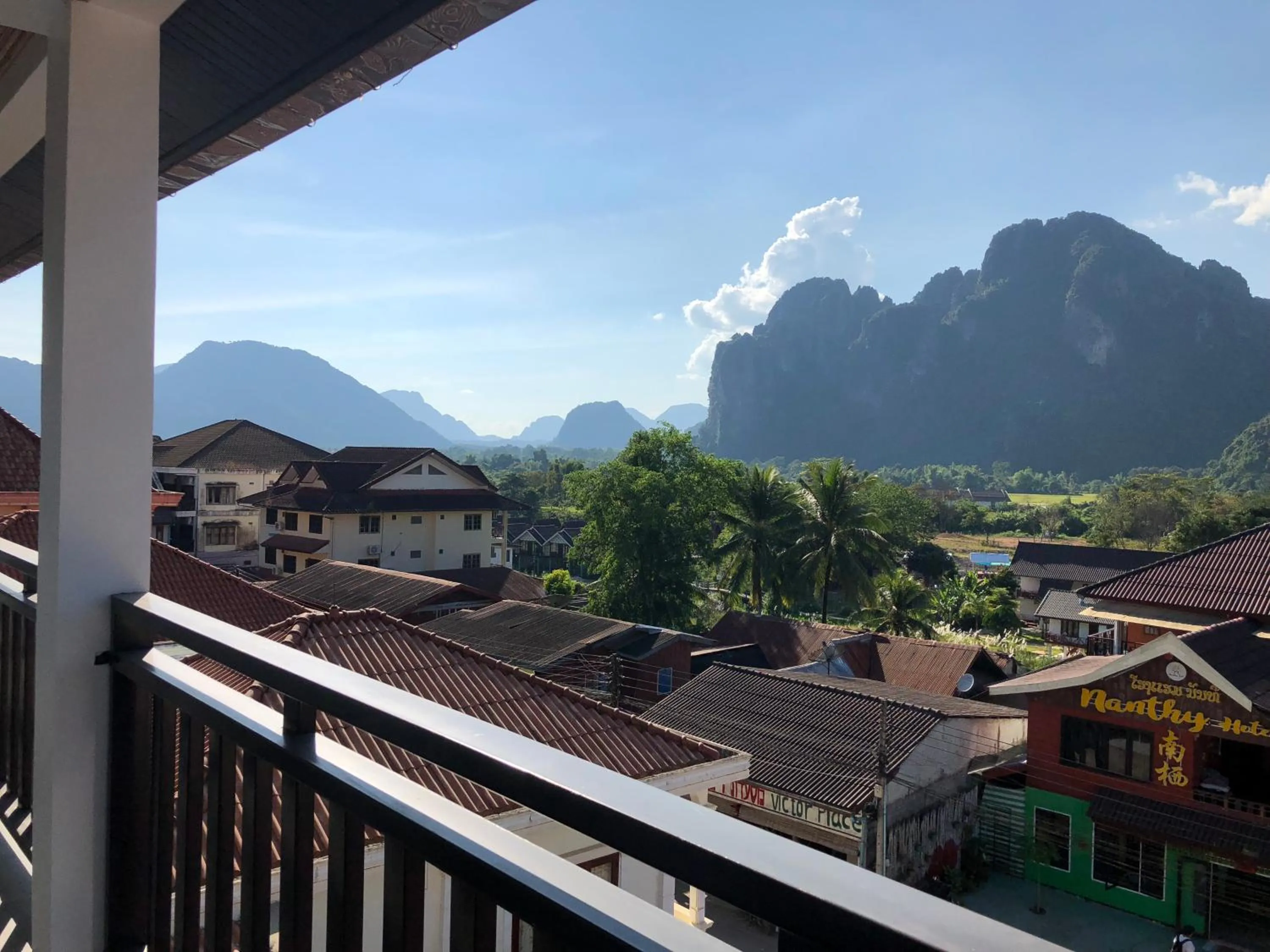 Bird's eye view in Jasmine Vangvieng Hotel