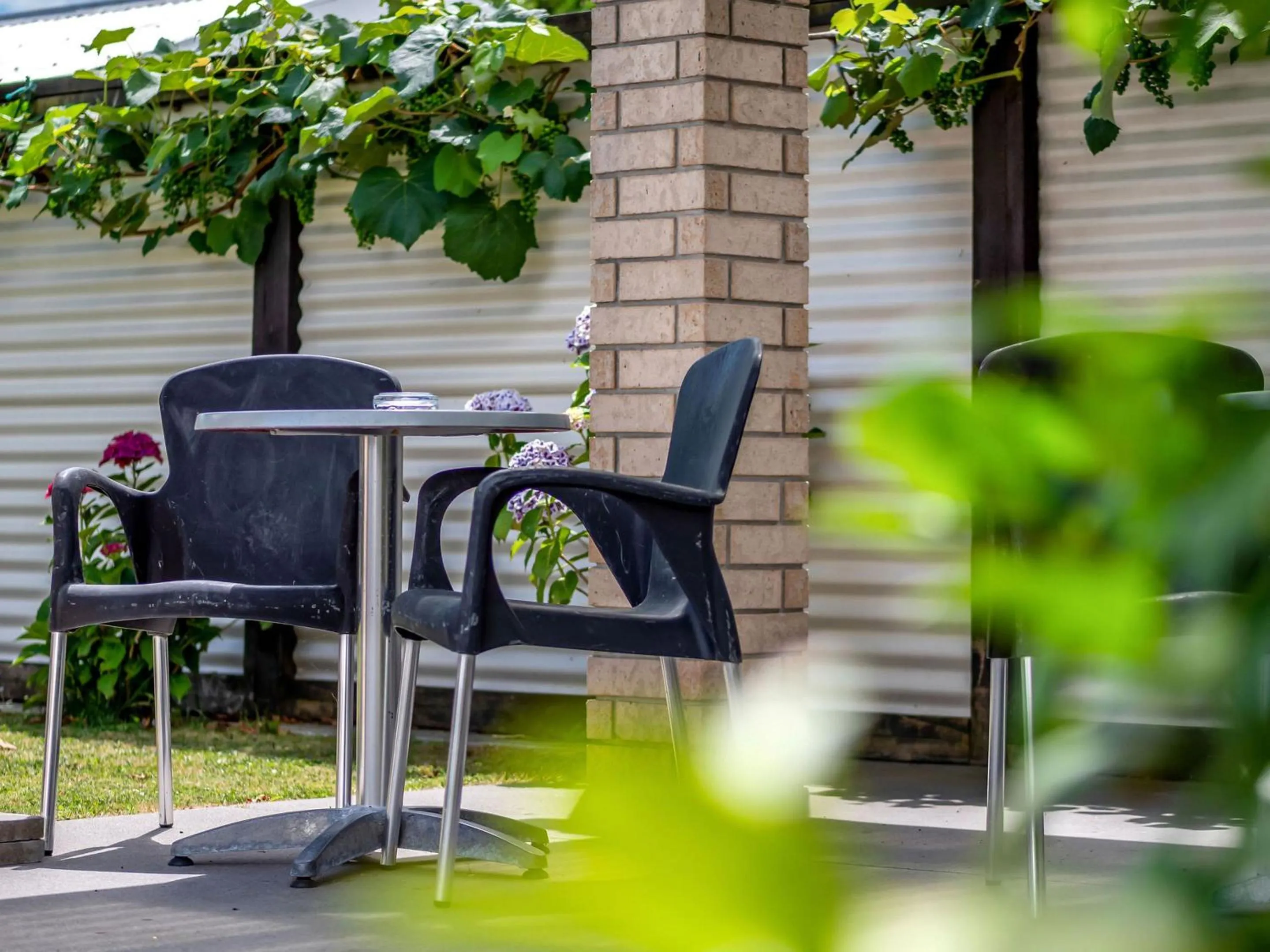 Patio in Matamata Central Motel
