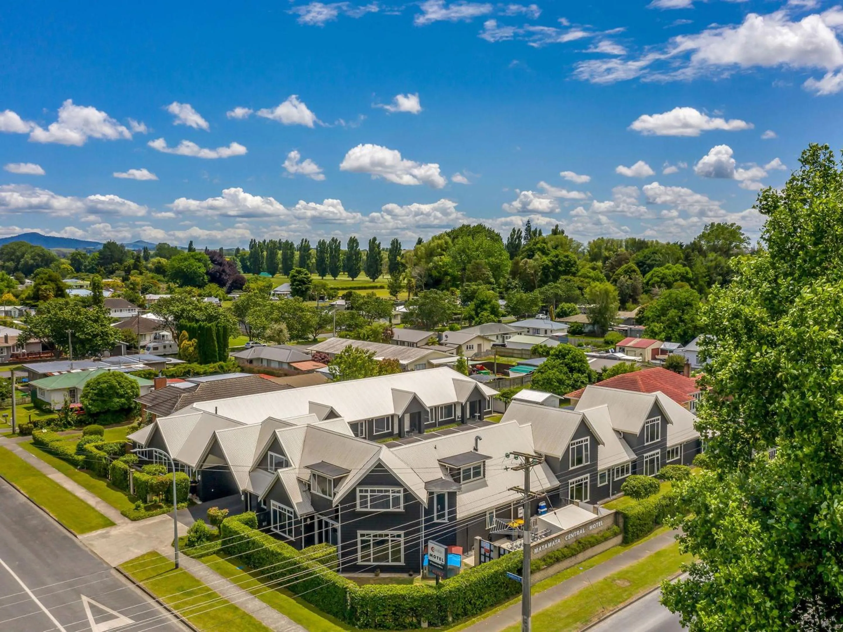 Bird's eye view in Matamata Central Motel