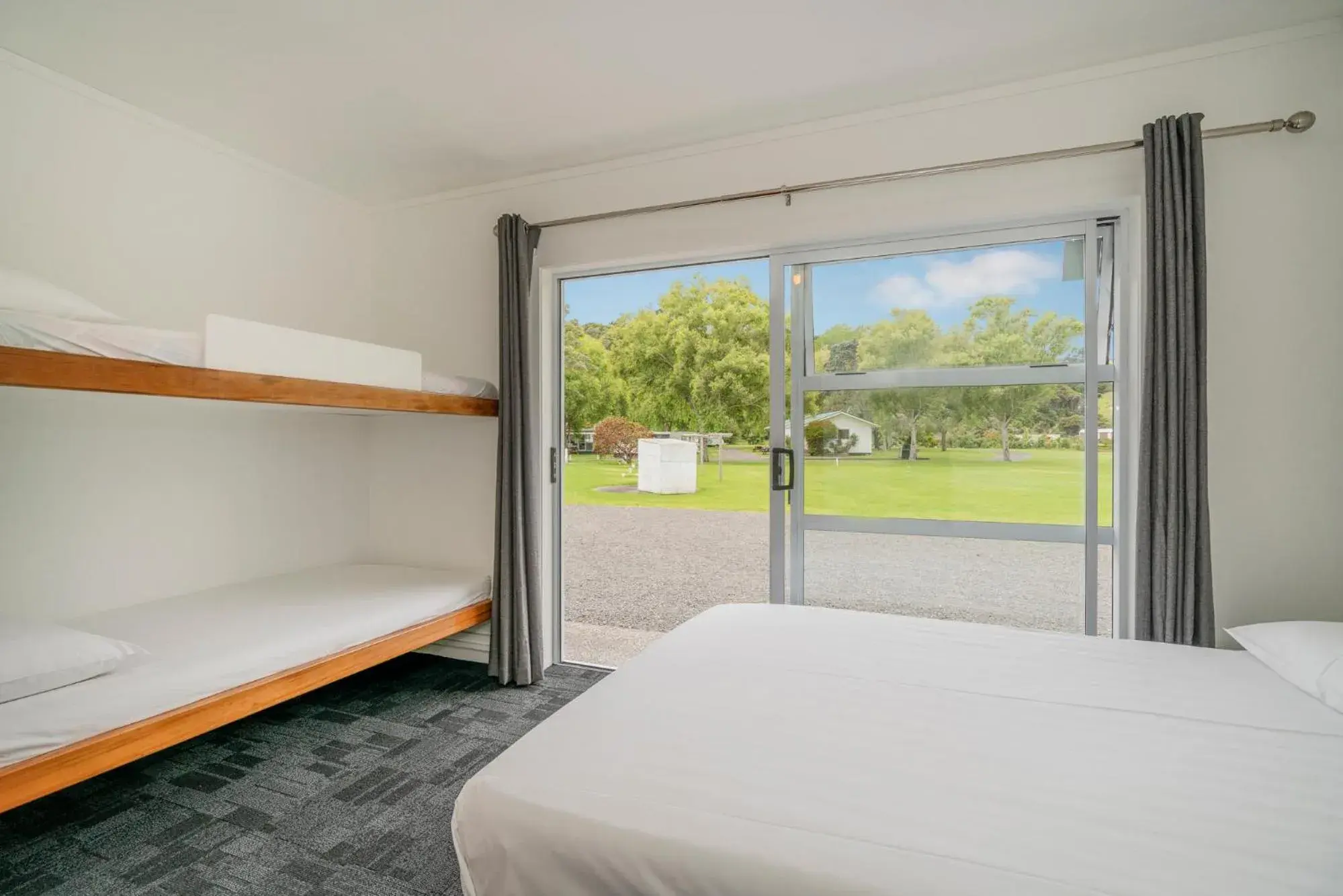 Family Room with Shared Bathroom - Blanket not included in Coromandel Shelly Beach TOP 10 Holiday Park Family Room with Shared Bathroom - Blanket not included in Coromandel Shelly Beach TOP 10 Holiday Park
