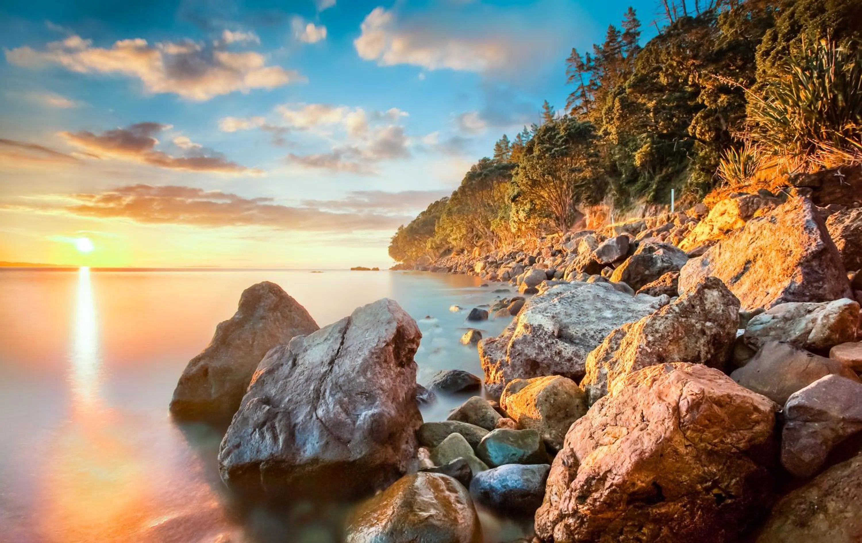 Location in Coromandel Shelly Beach TOP 10 Holiday Park