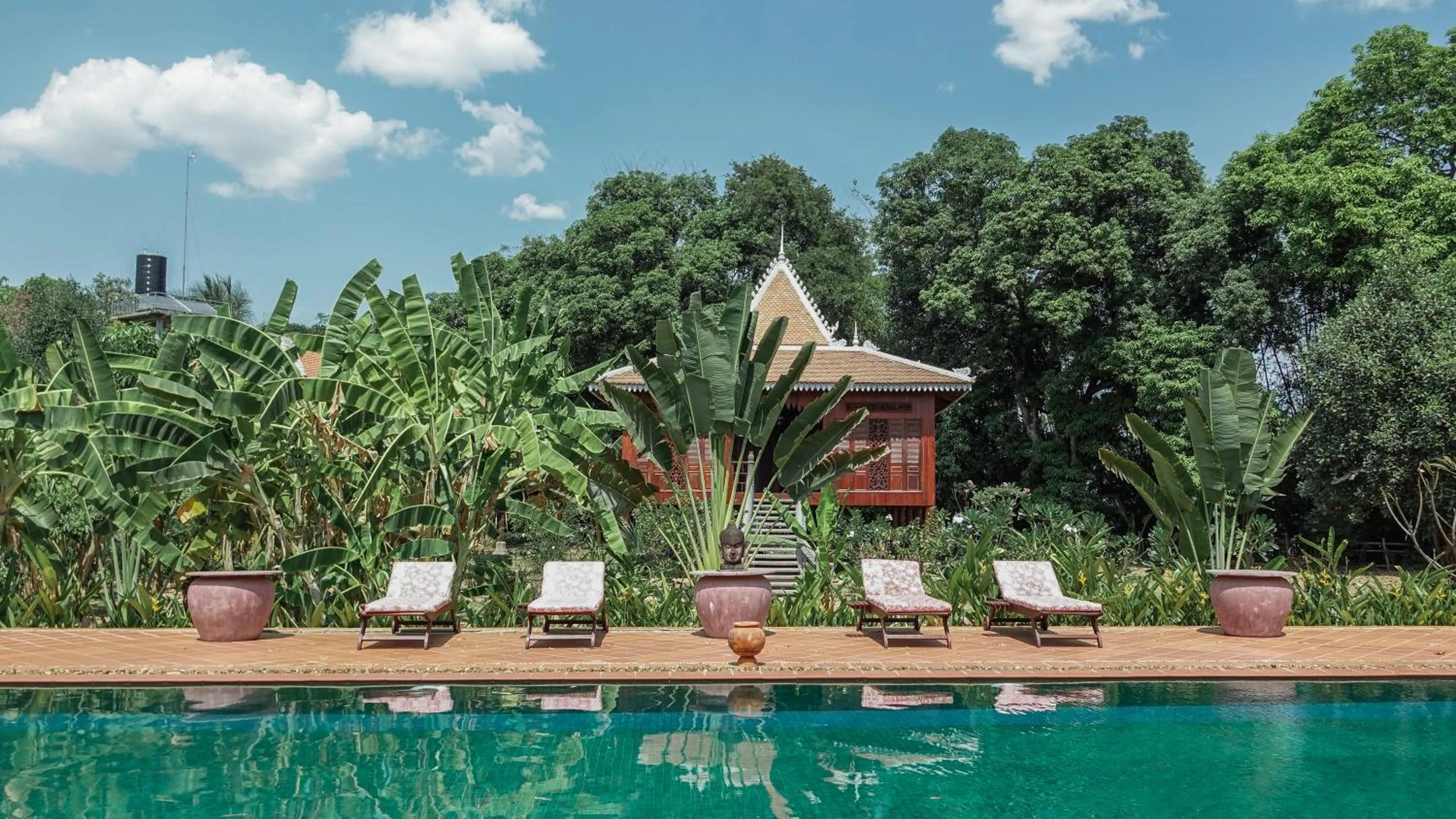 Pool view in Soriyabori Resort