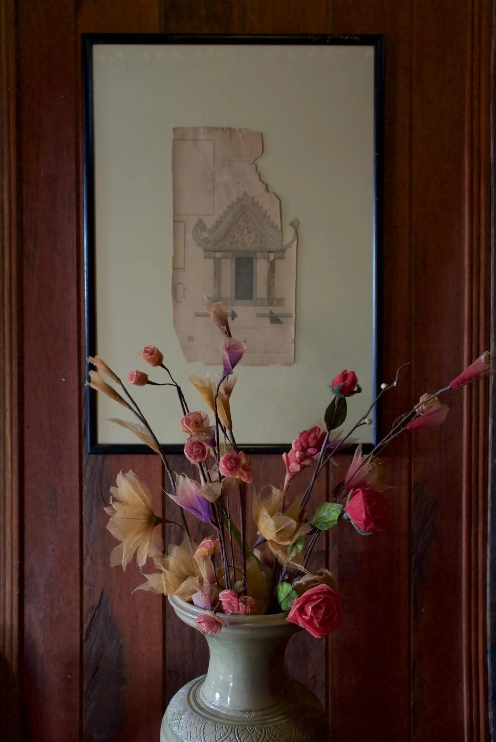 Decorative detail in Soriyabori Resort