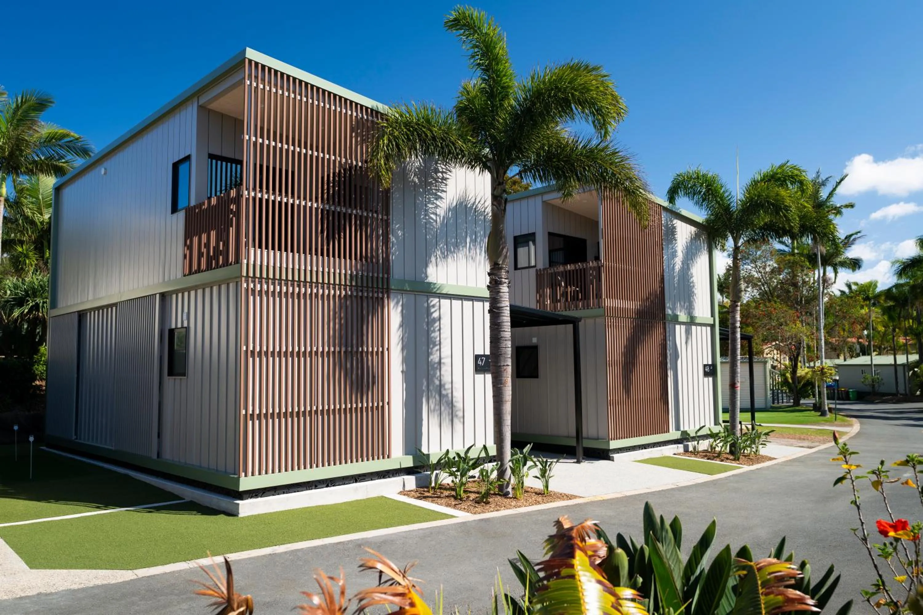 Property building in Ashmore Palms Holiday Village