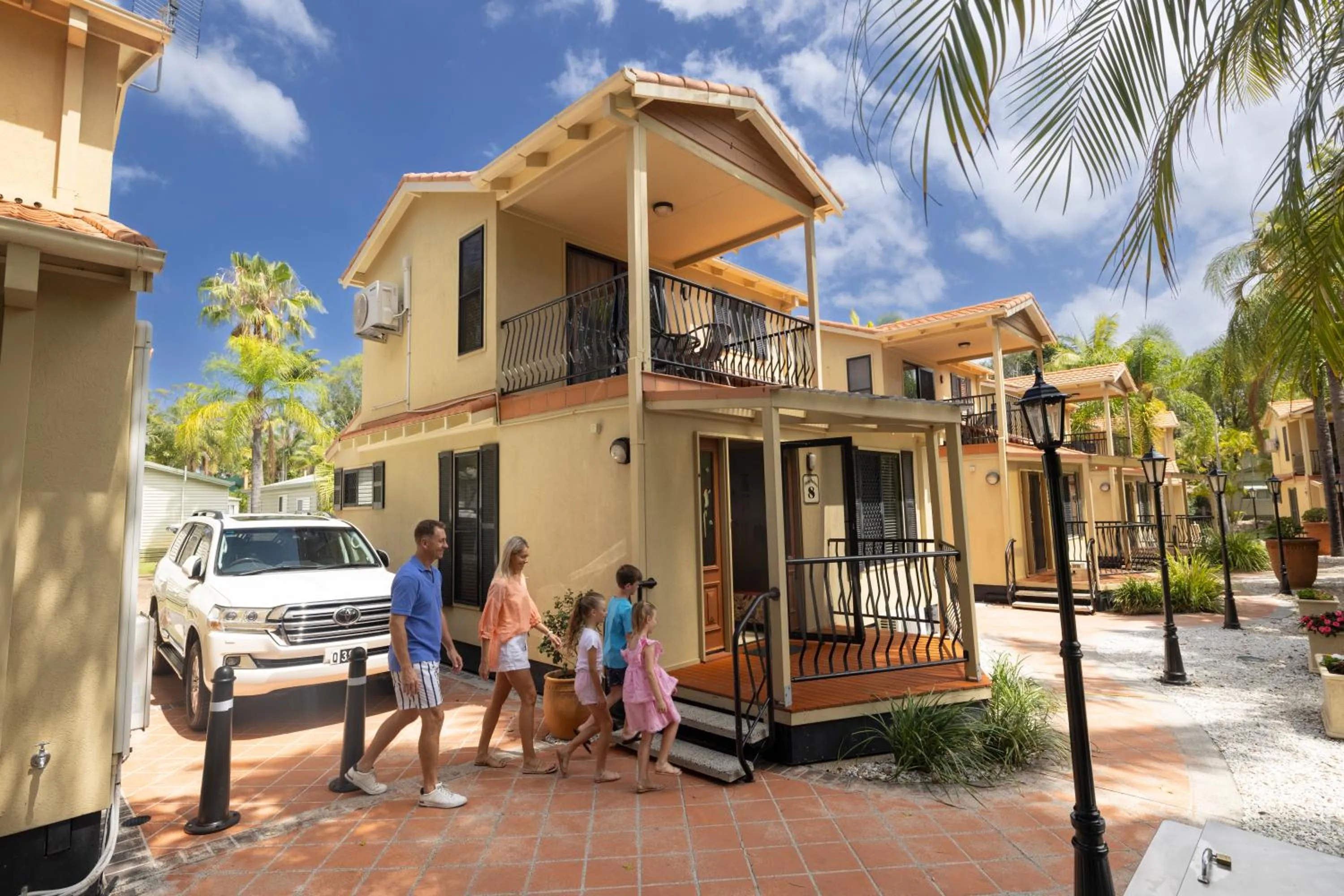 Property building in Ashmore Palms Holiday Village