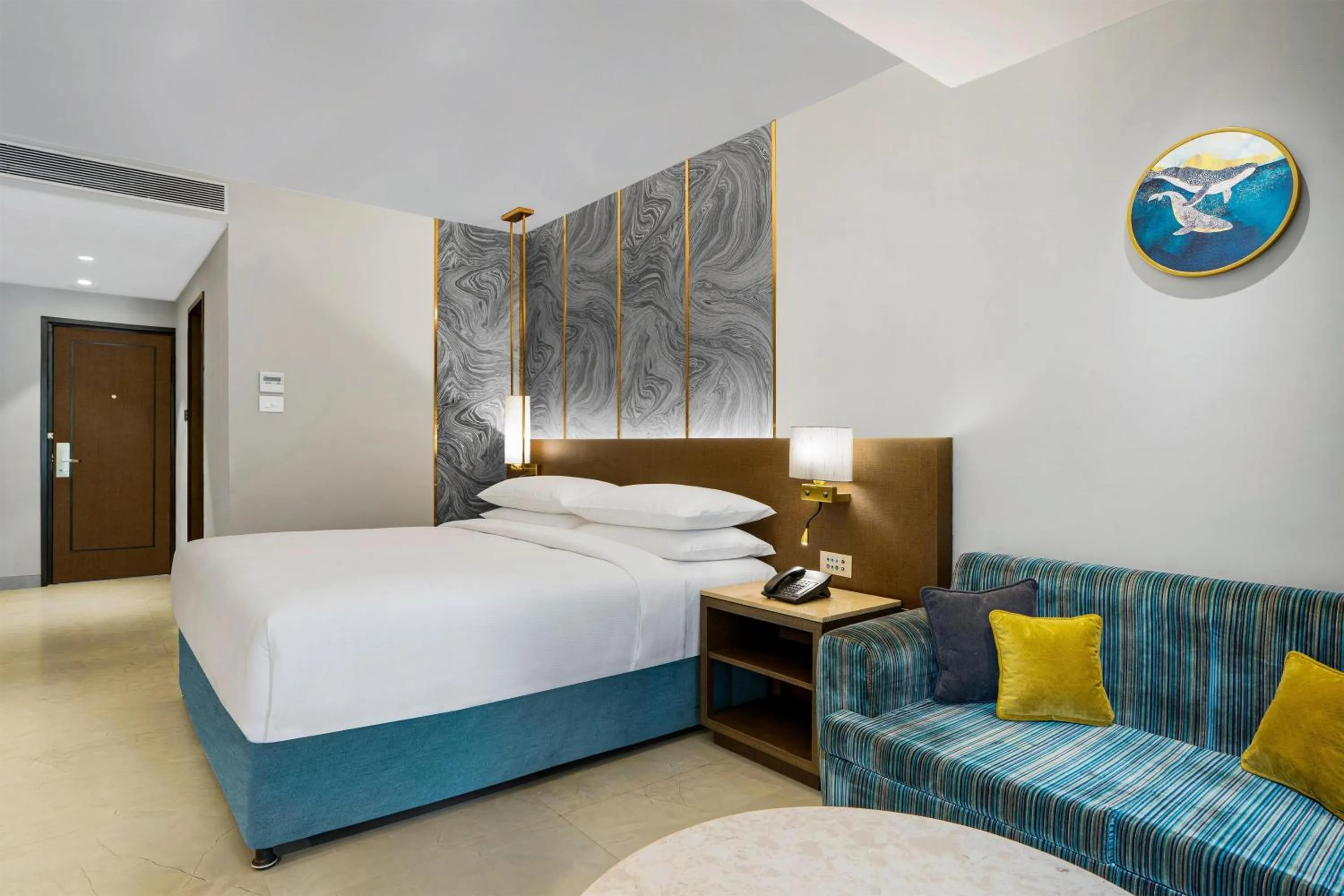 Bed in DoubleTree by Hilton Hotel Goa - Arpora - Baga