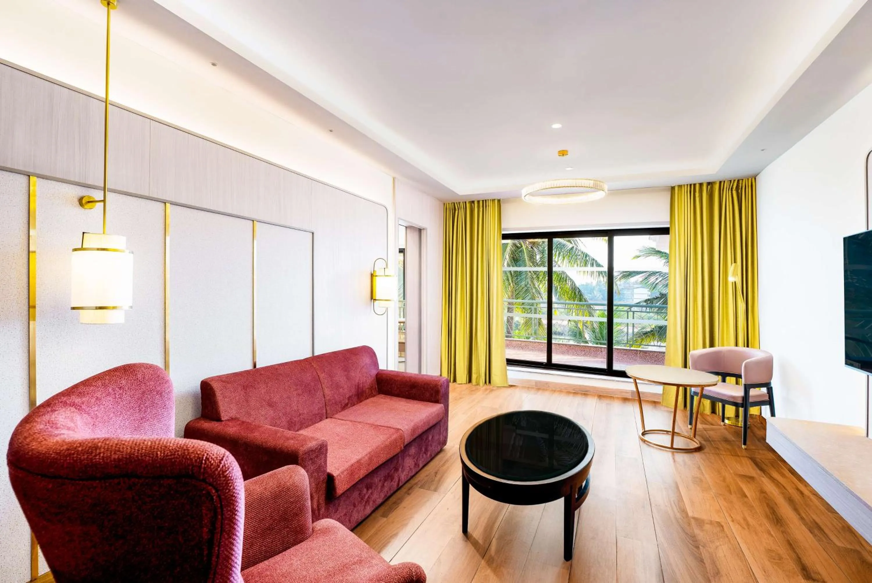 Living room in DoubleTree by Hilton Hotel Goa - Arpora - Baga
