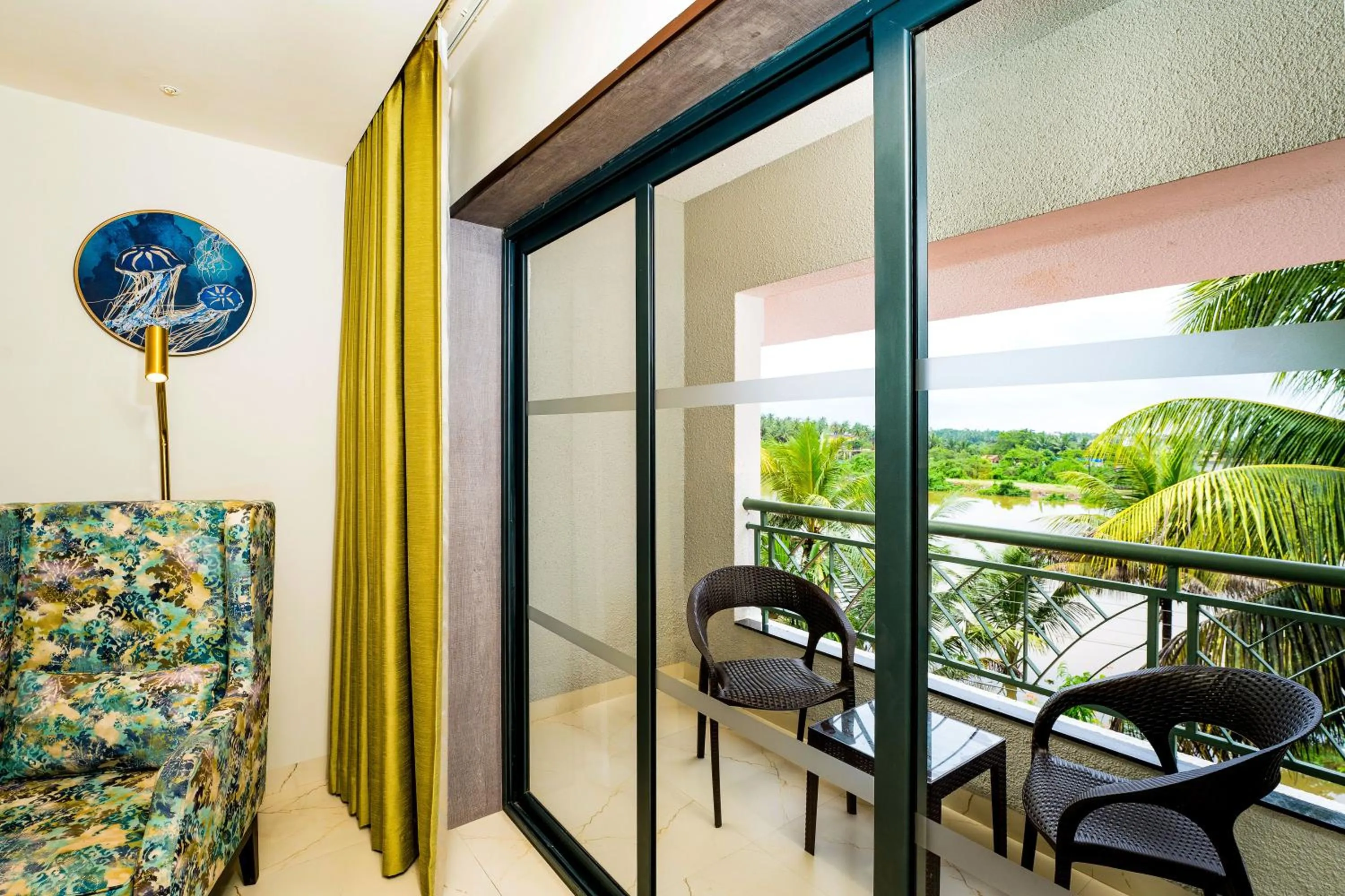 Balcony/Terrace in DoubleTree by Hilton Hotel Goa - Arpora - Baga