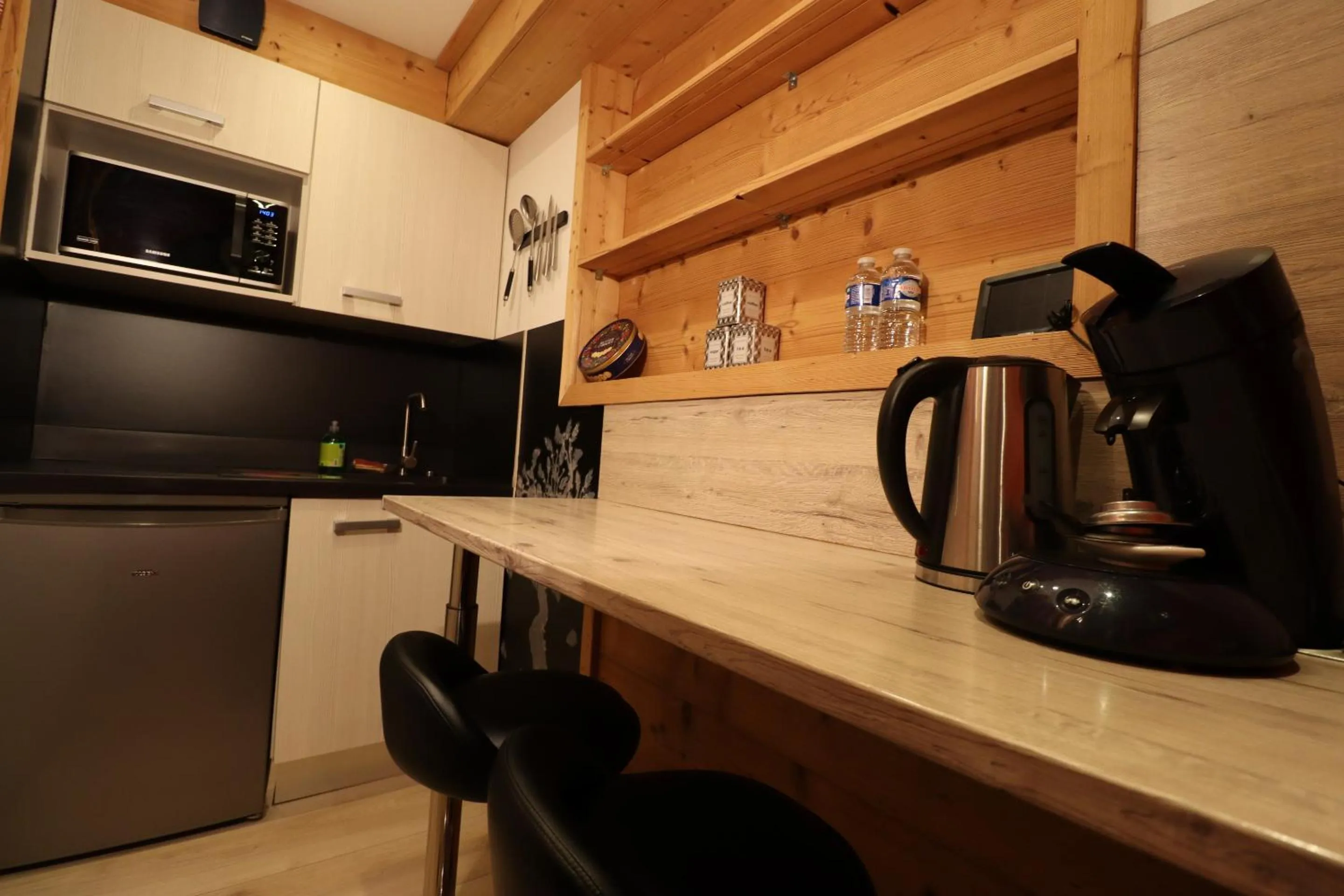 Kitchen or kitchenette in Le Lotus Blanc