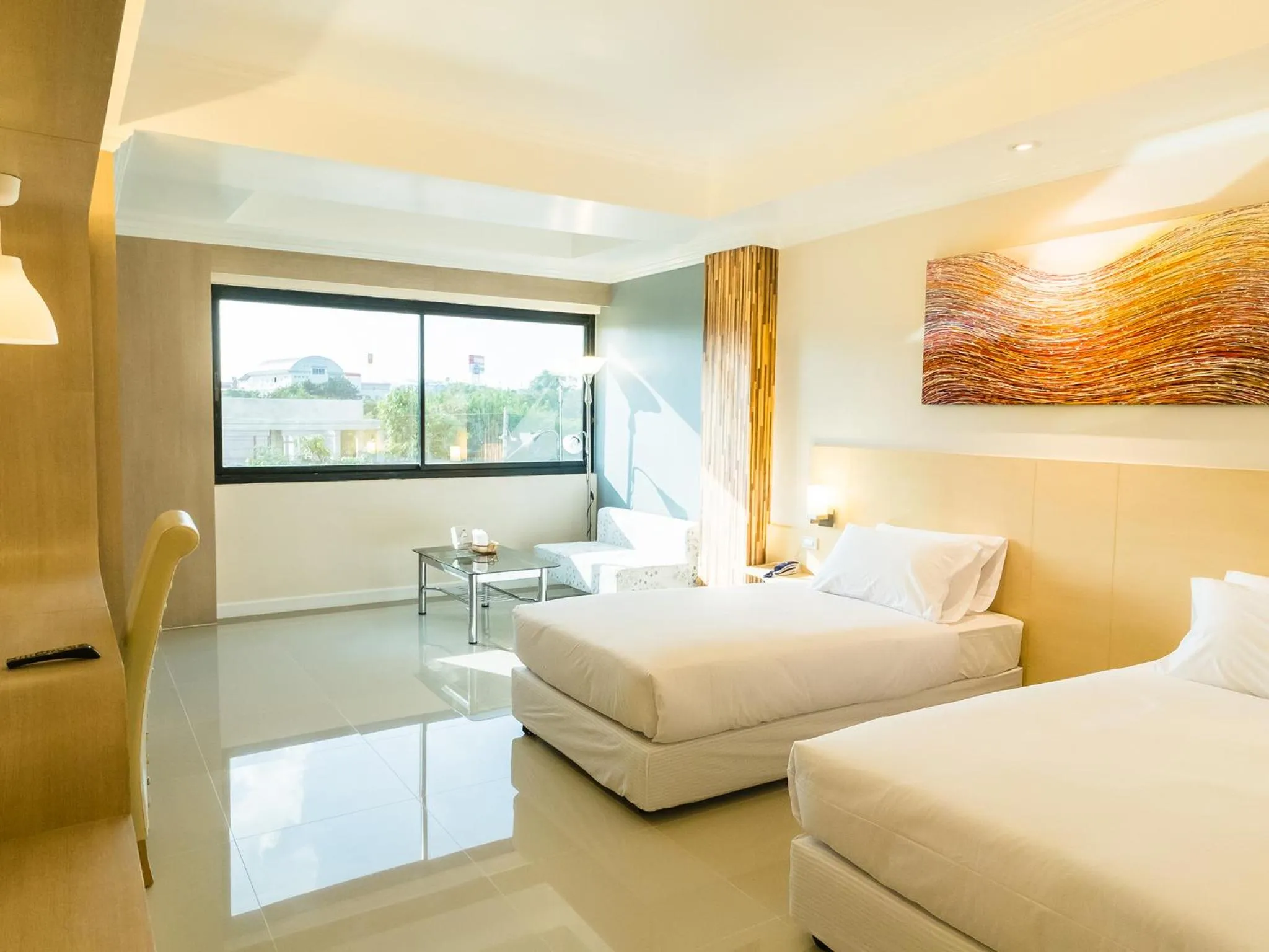 Photo of the whole room, Bed in The Rich Hotel