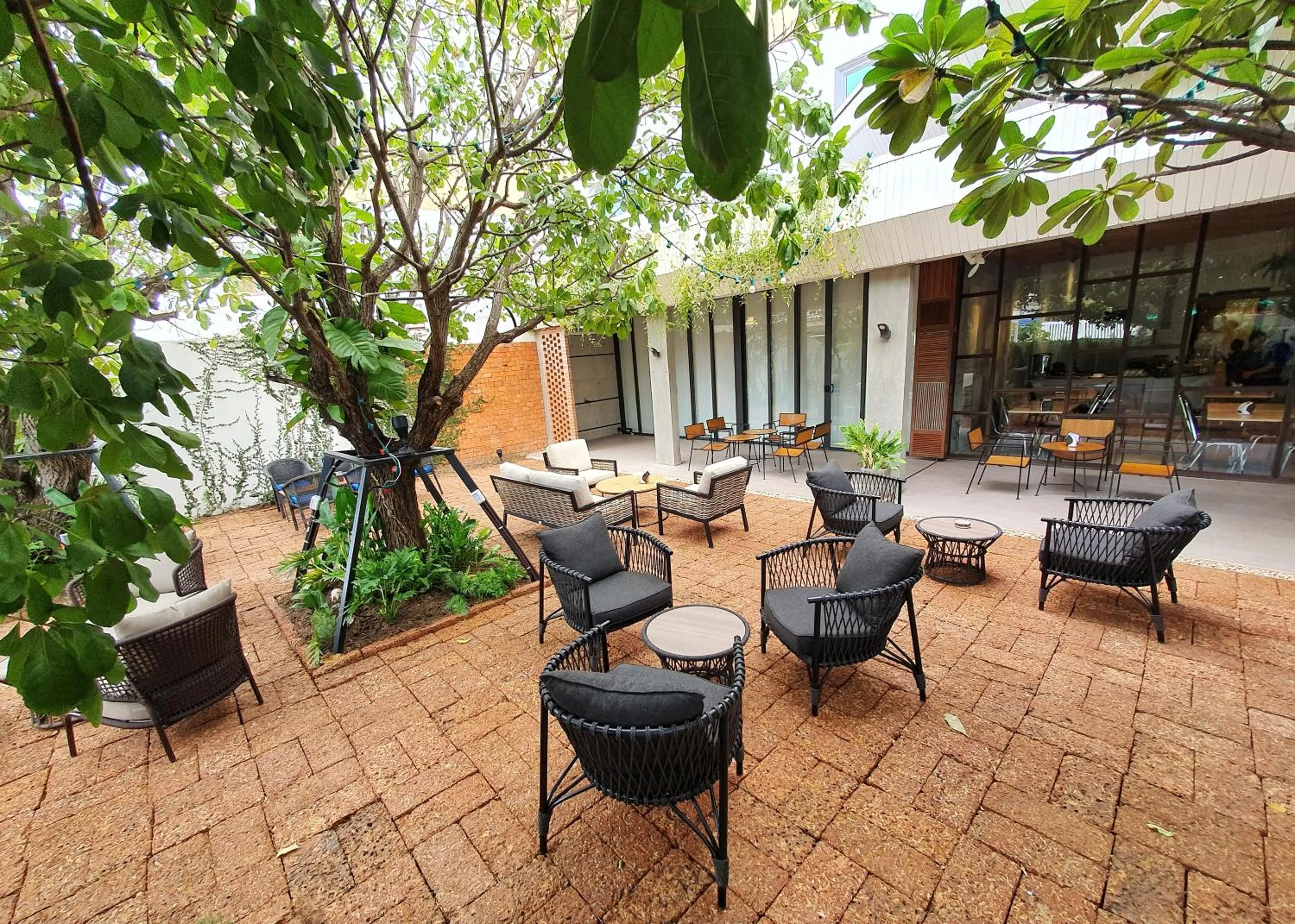Patio in The Rich Hotel