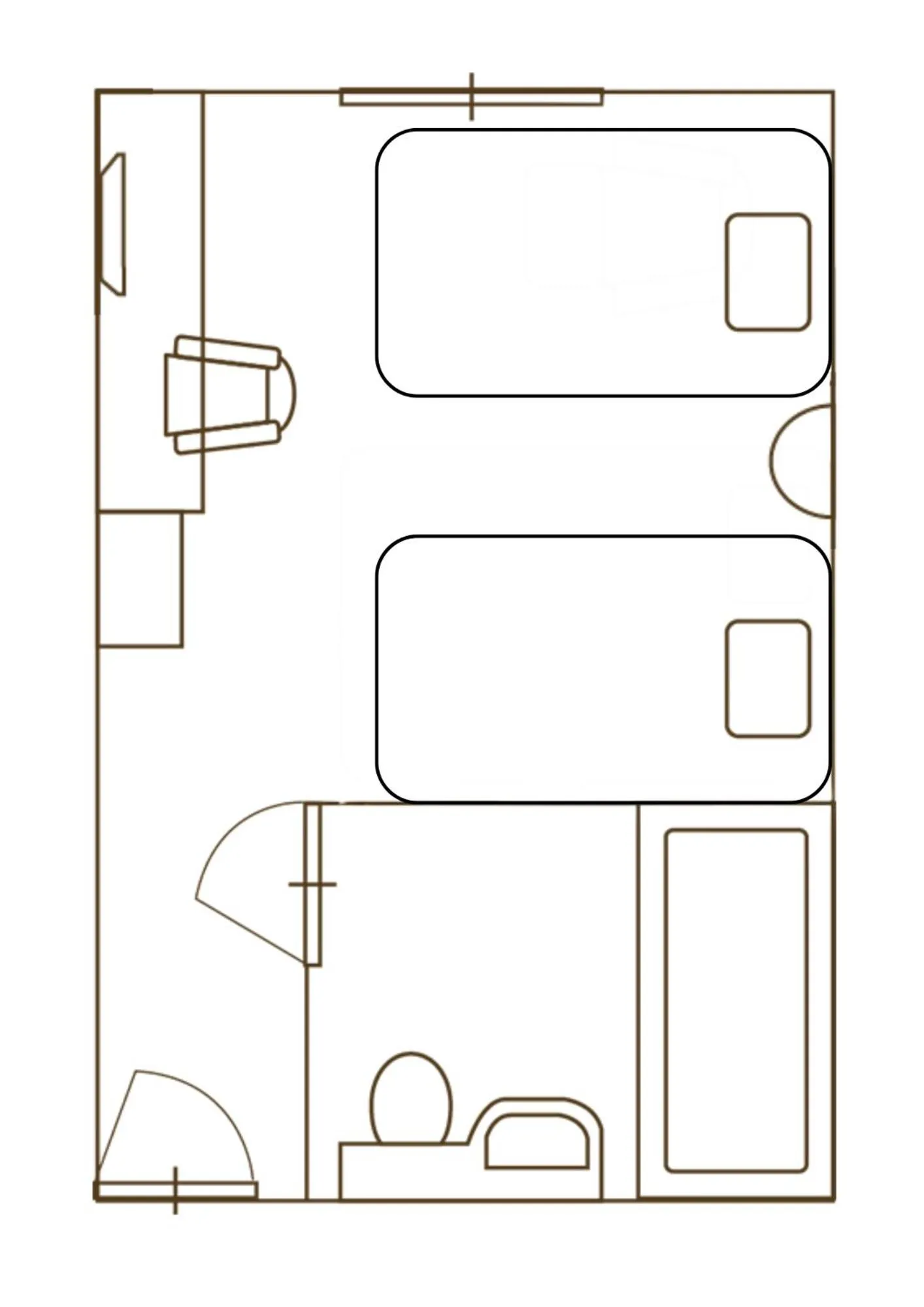 Photo of the whole room in Hotel Blion Naha