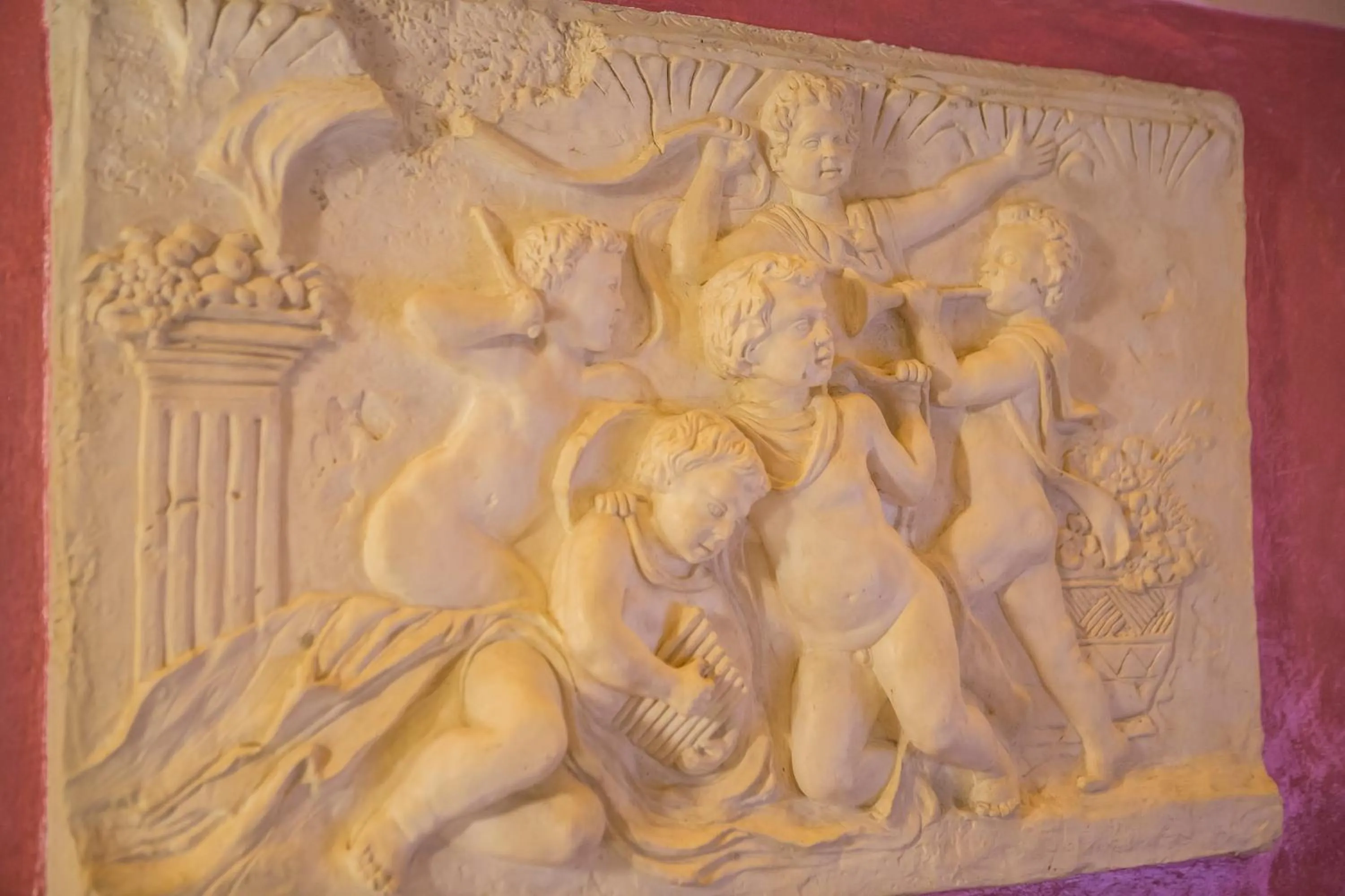 Decorative detail in Agriturismo dei Grippi