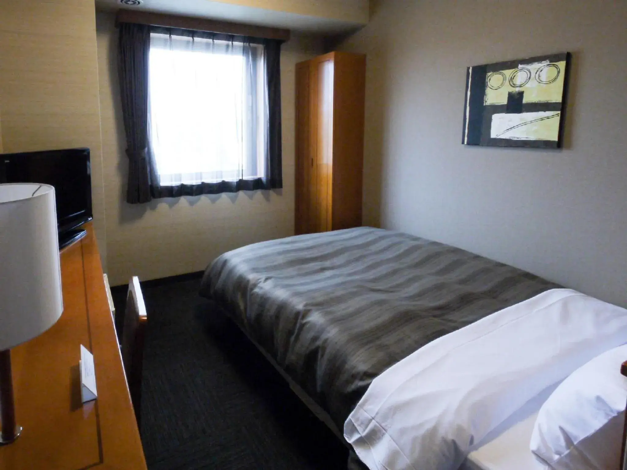 Photo of the whole room, Bed in Hotel Route-Inn Yonezawa Ekihigashi Photo of the whole room, Bed in Hotel Route-Inn Yonezawa Ekihigashi