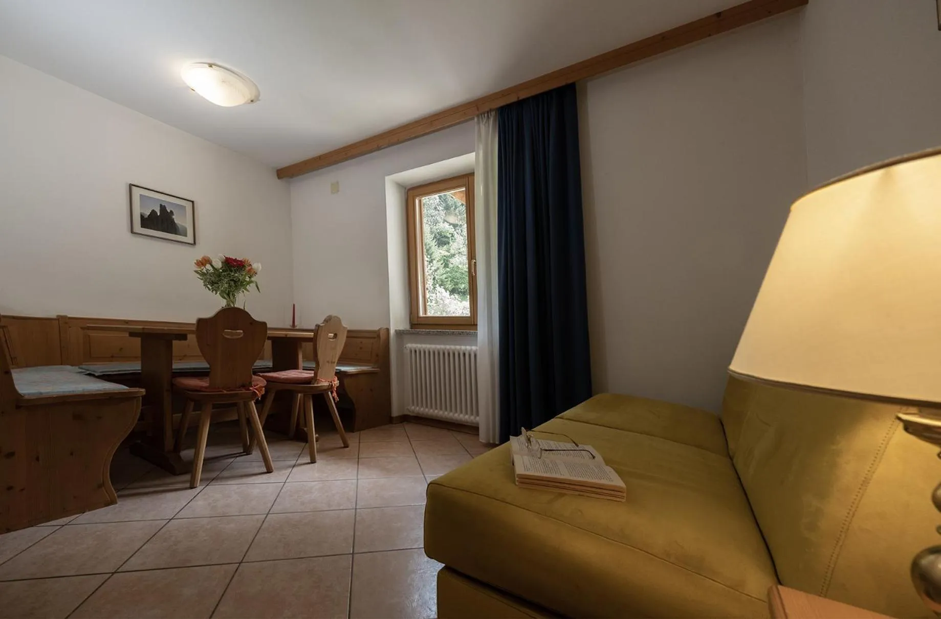 Living room in Residence Kristall- Fiemme Holidays