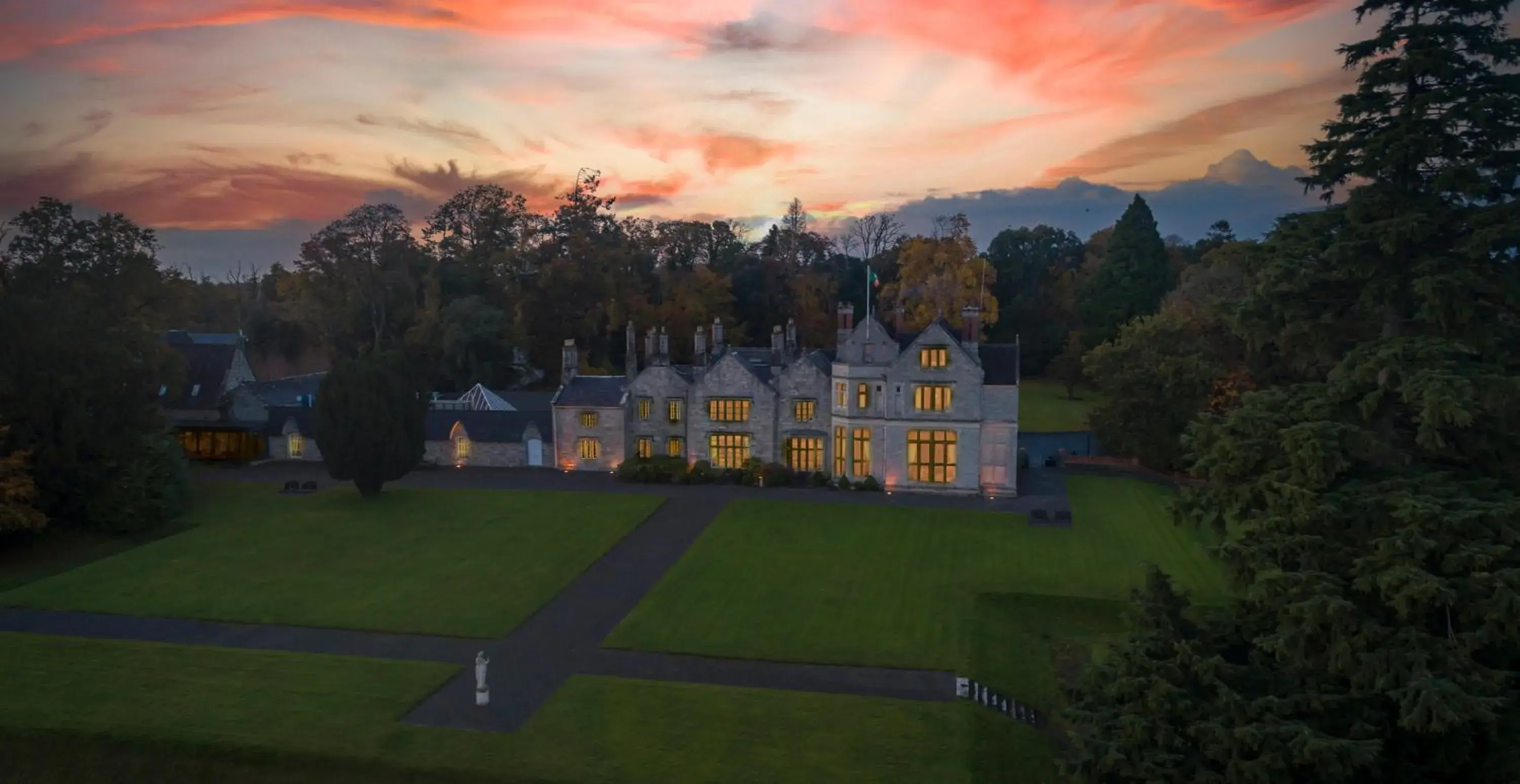 Property building in Lough Rynn Castle Property building in Lough Rynn Castle