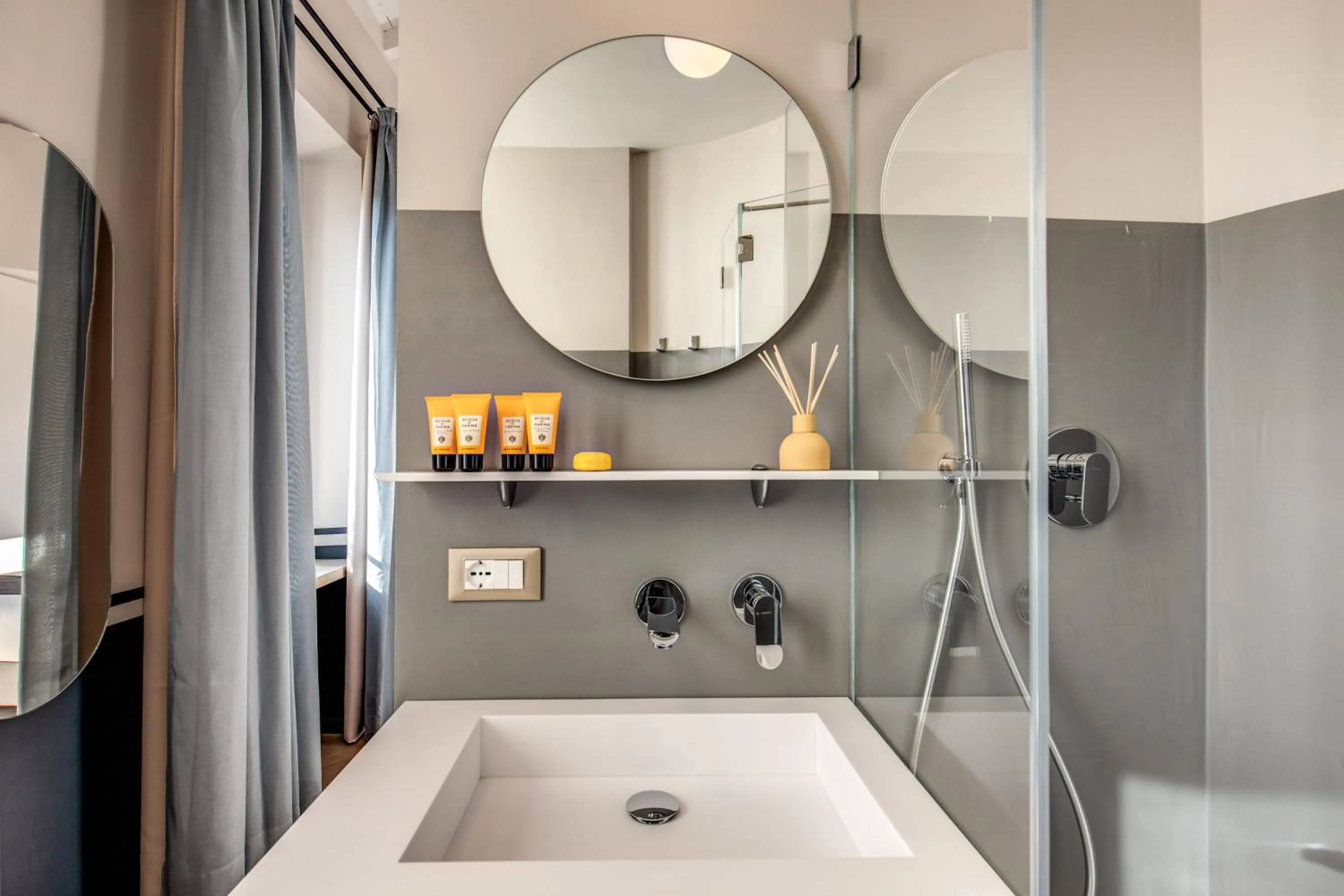 Bathroom in Velvet Grey Boutique Hotel