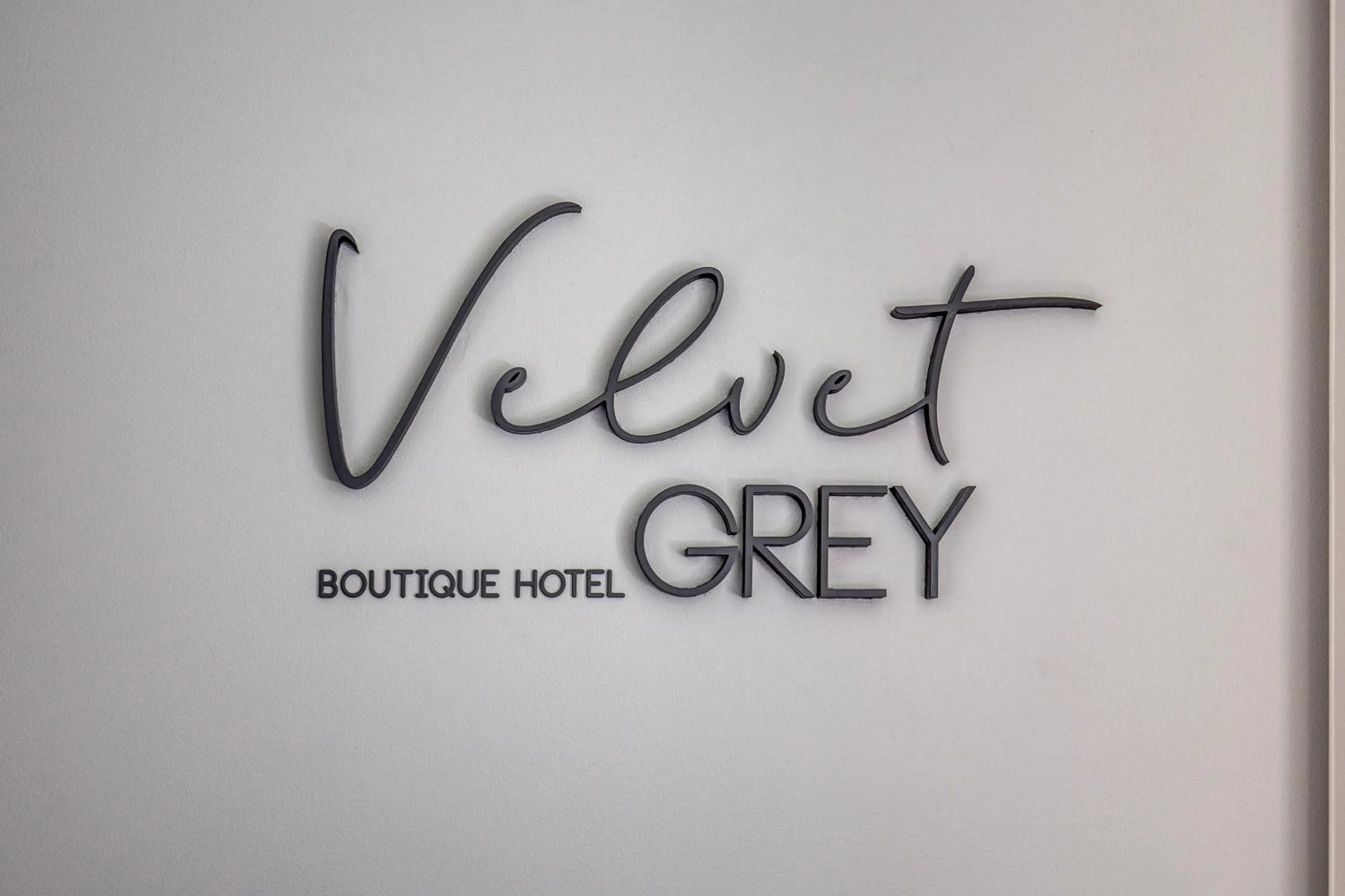 Logo/Certificate/Sign in Velvet Grey Boutique Hotel
