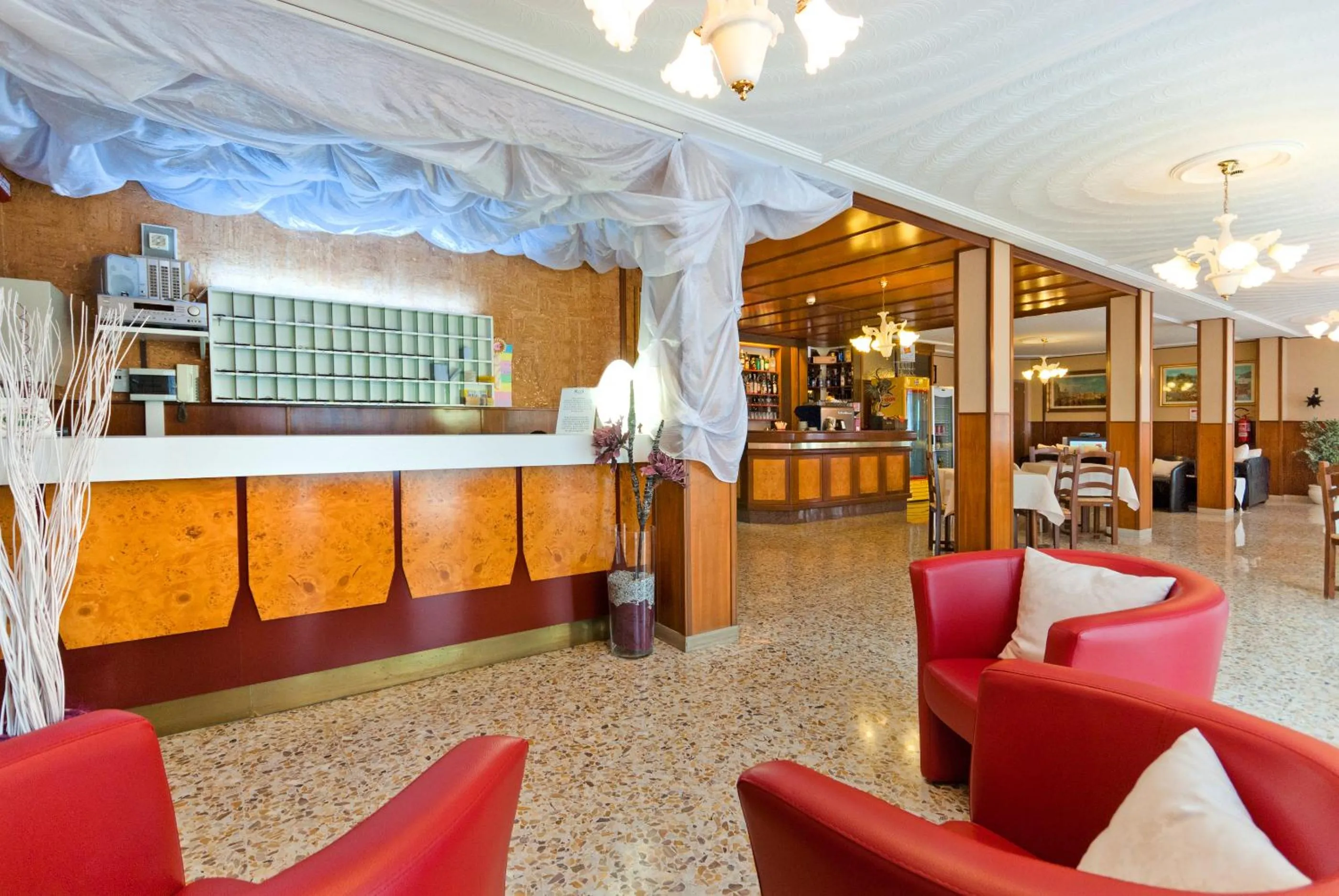 Lobby or reception in Hotel Bianchi