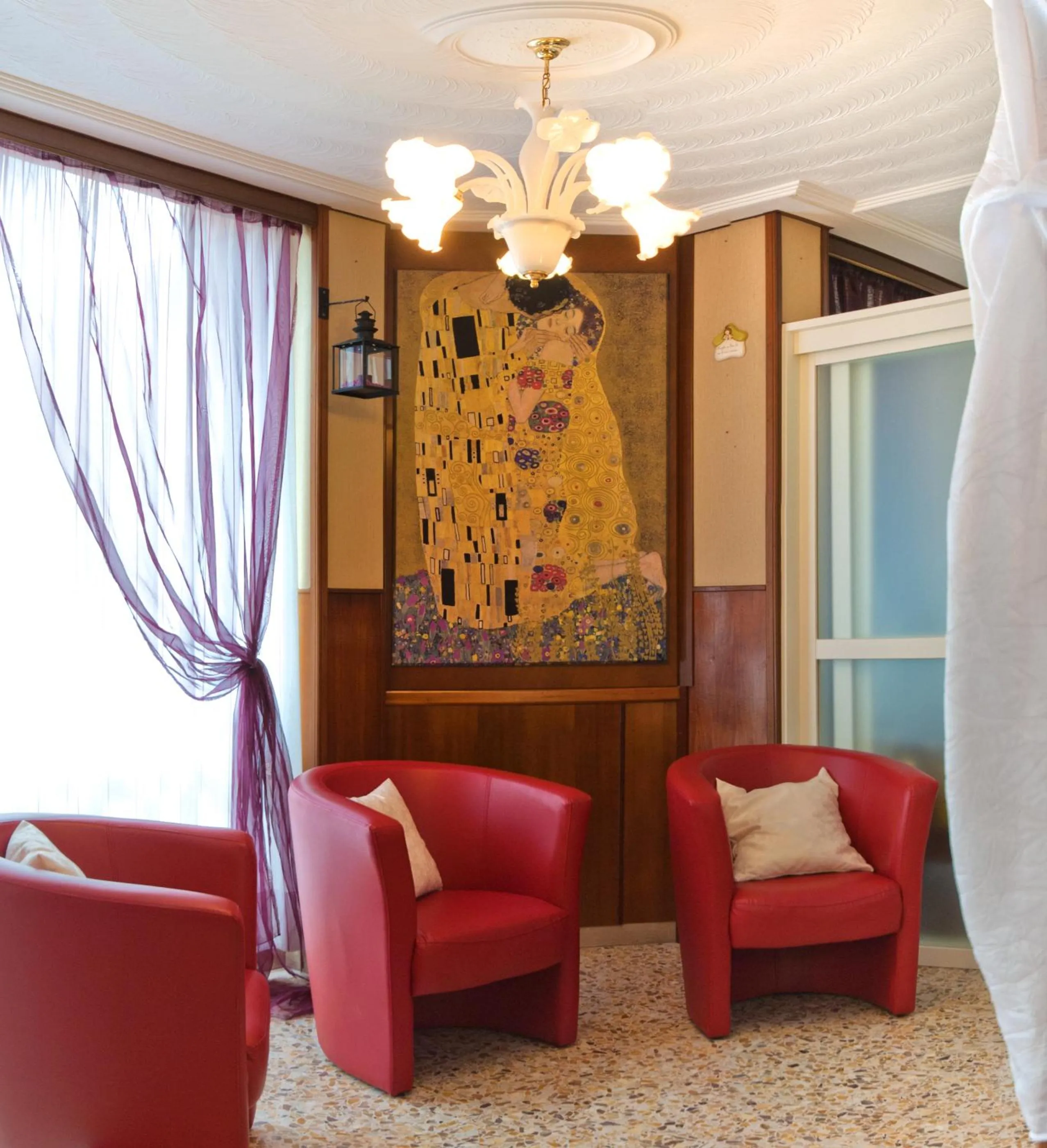 Lobby or reception in Hotel Bianchi