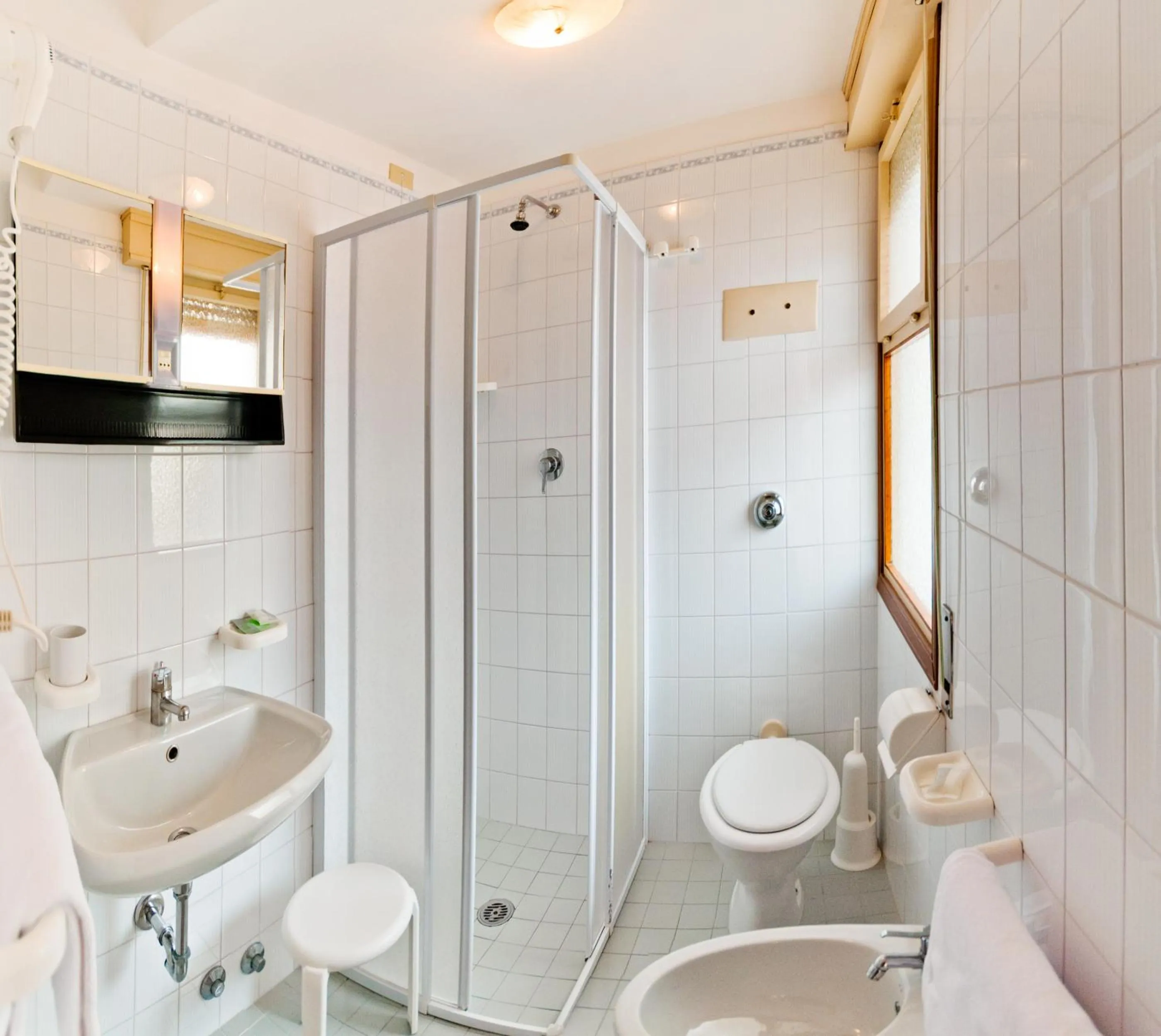 Shower in Hotel Bianchi