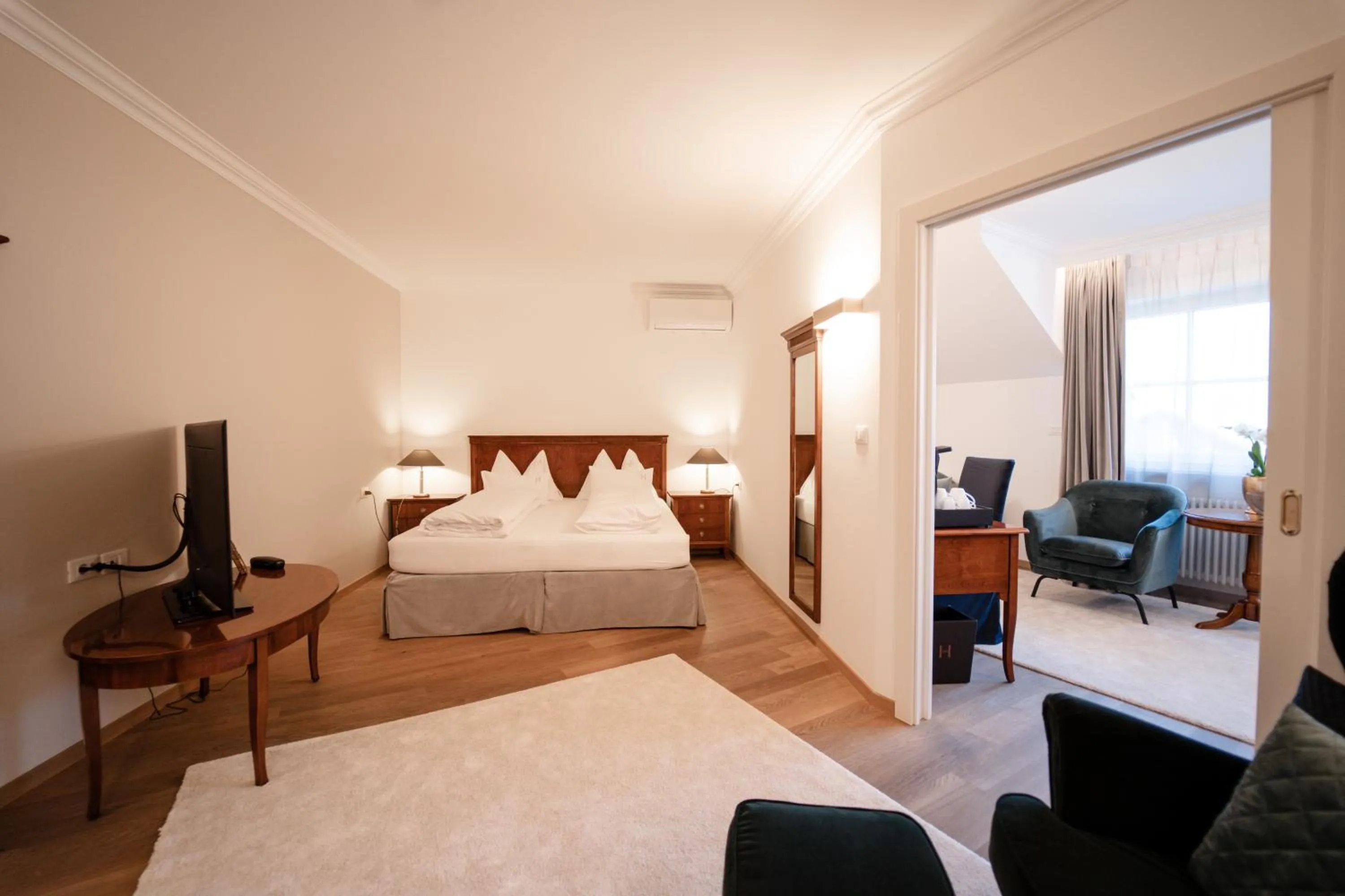 Bed in Hotel Hanswirt