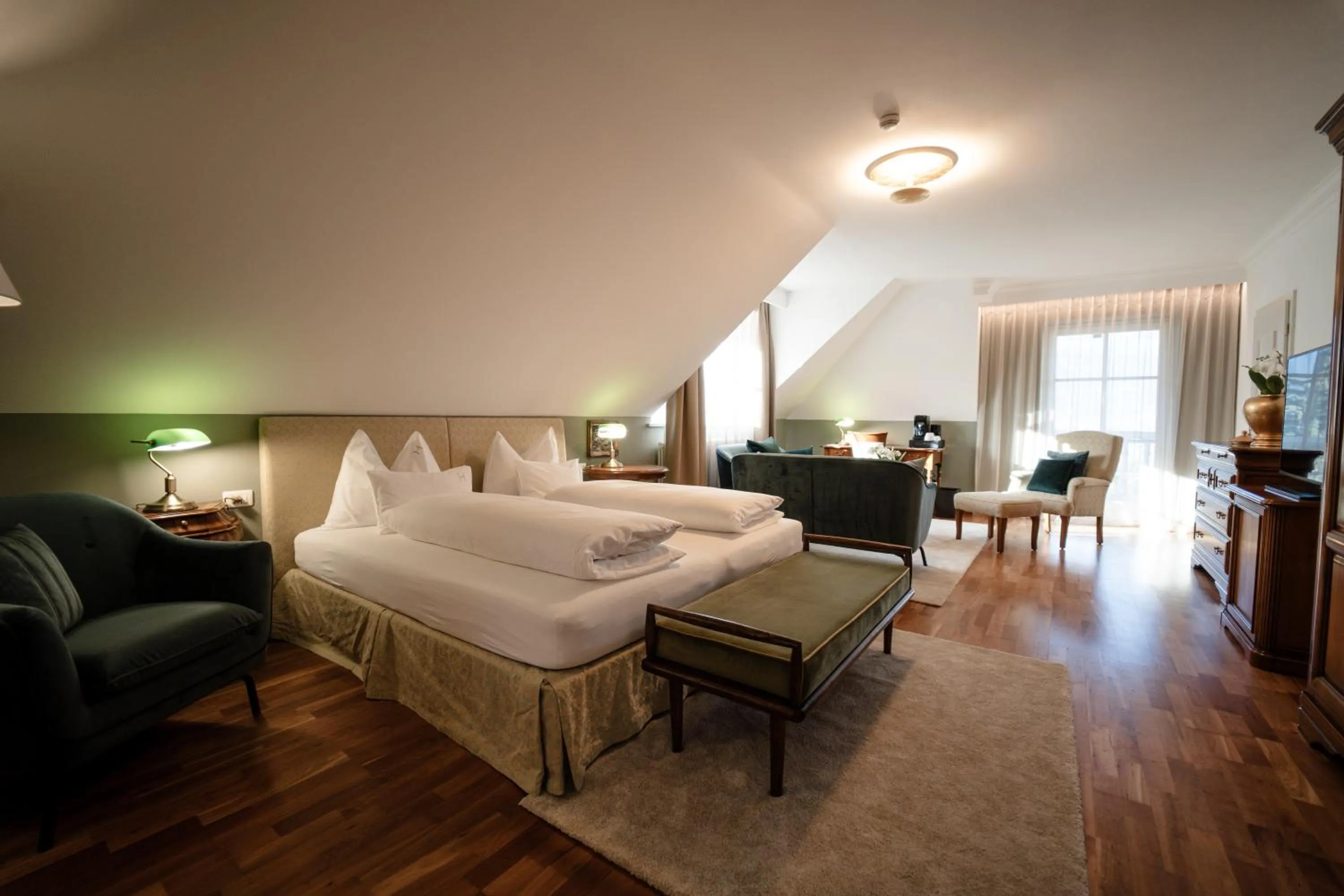 Bed in Hotel Hanswirt