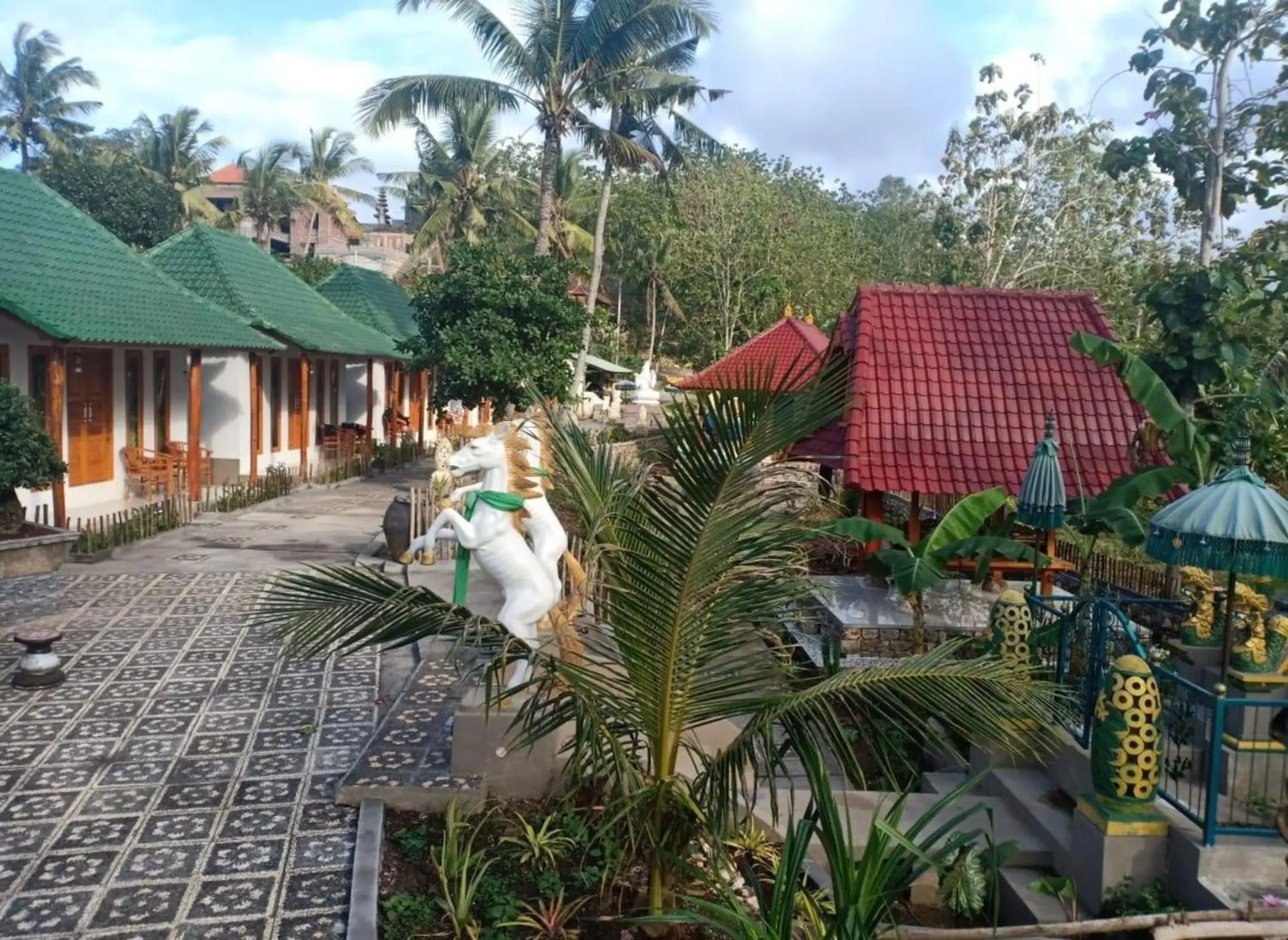 Facade/entrance in Green Kubu Asri Villa Facade/entrance in Green Kubu Asri Villa