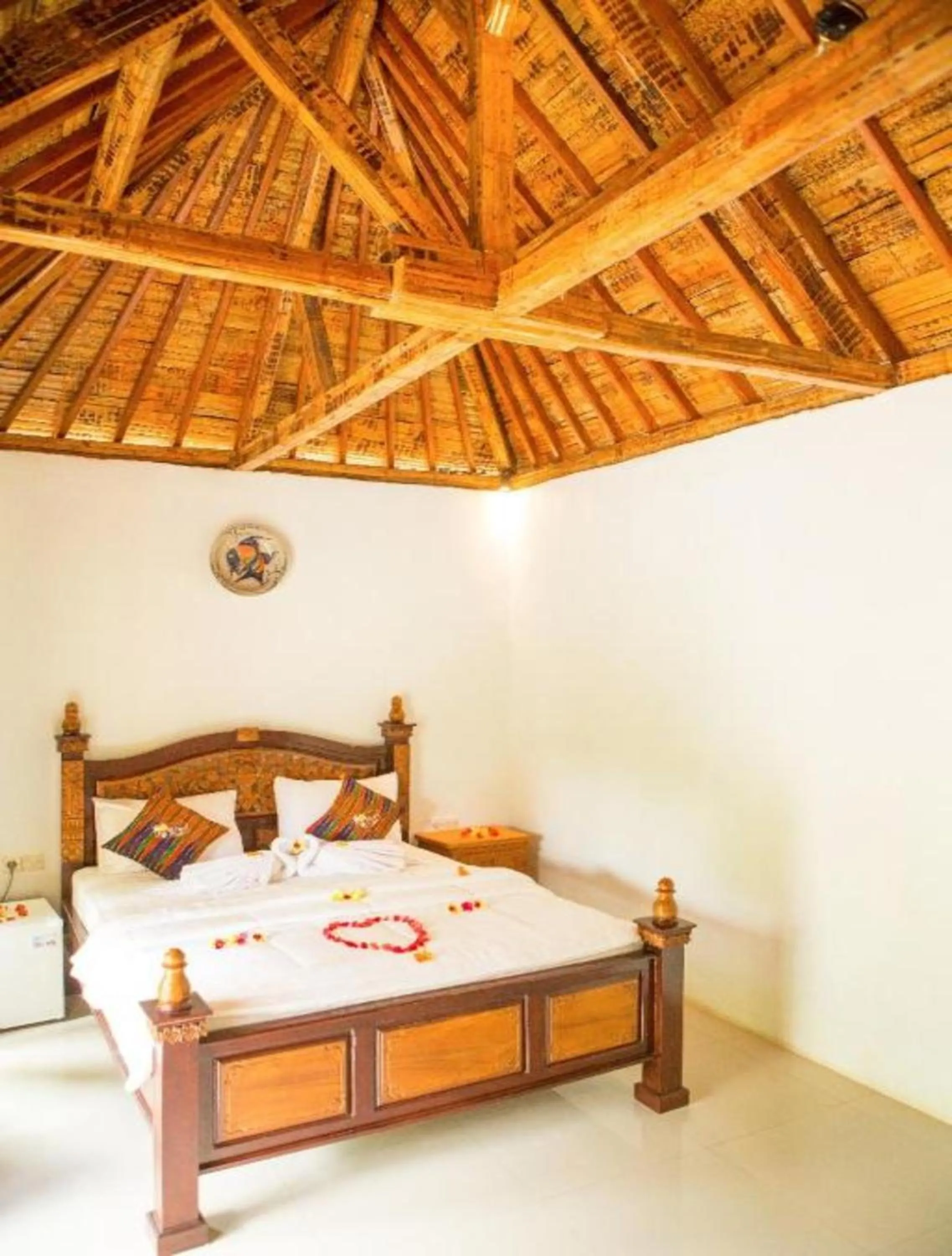 Bed in Green Kubu Asri Villa