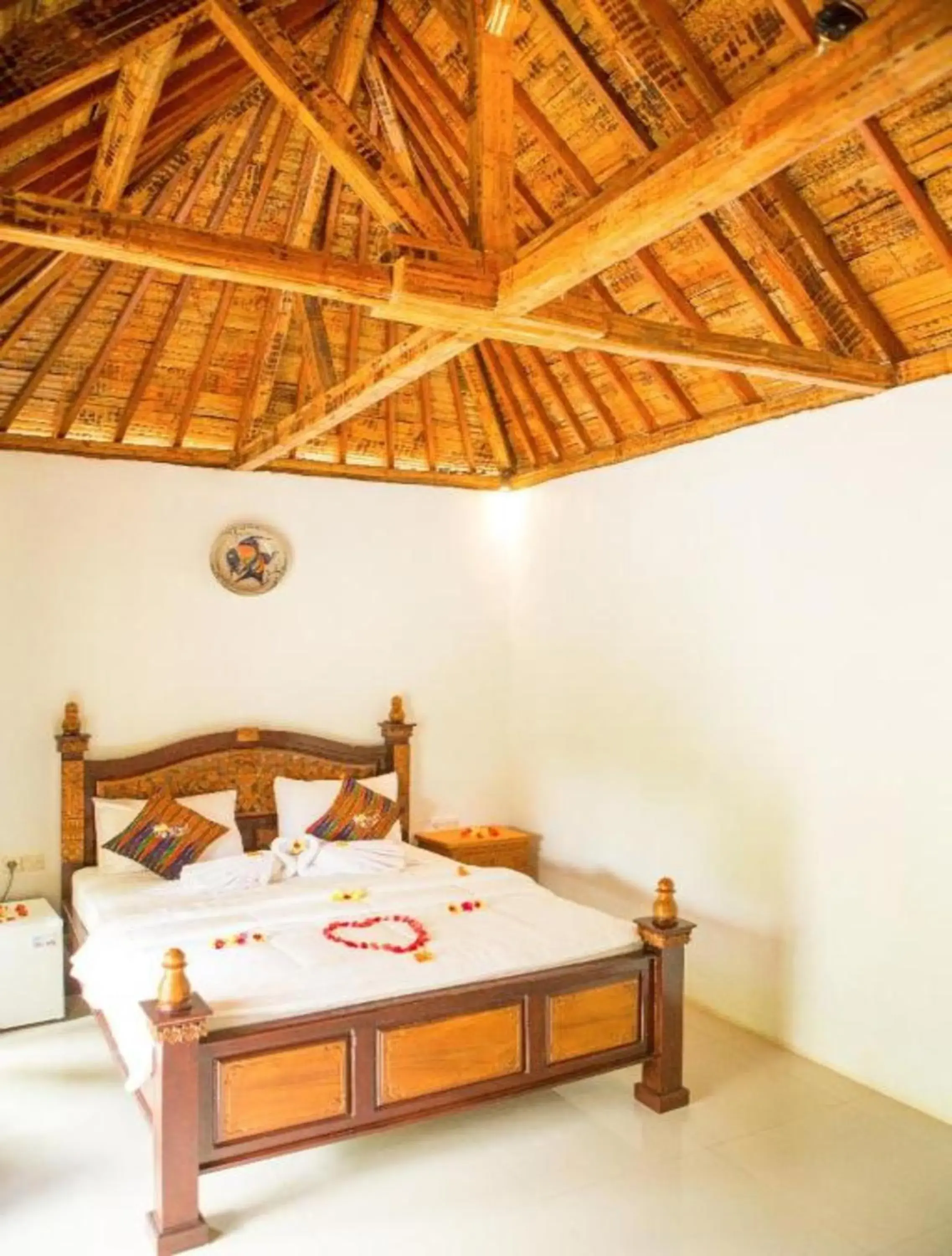 Bed in Green Kubu Asri Villa Bed in Green Kubu Asri Villa