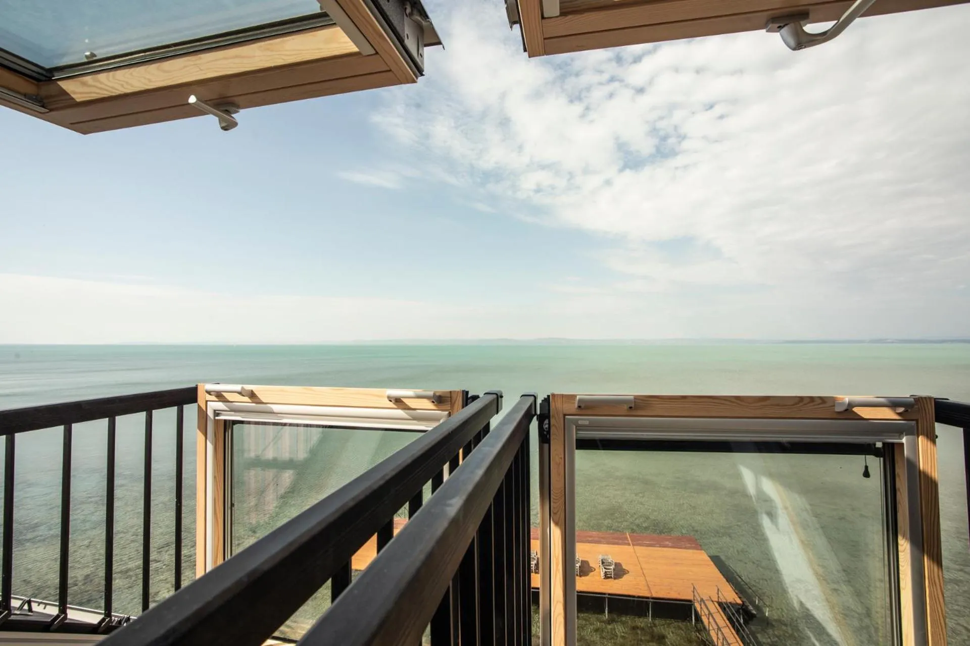 Deluxe Double Room with Balcony and Sea View - single occupancy in Dalma Panzió