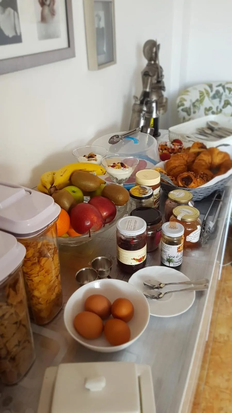 Food and drinks in Casa Mariposa