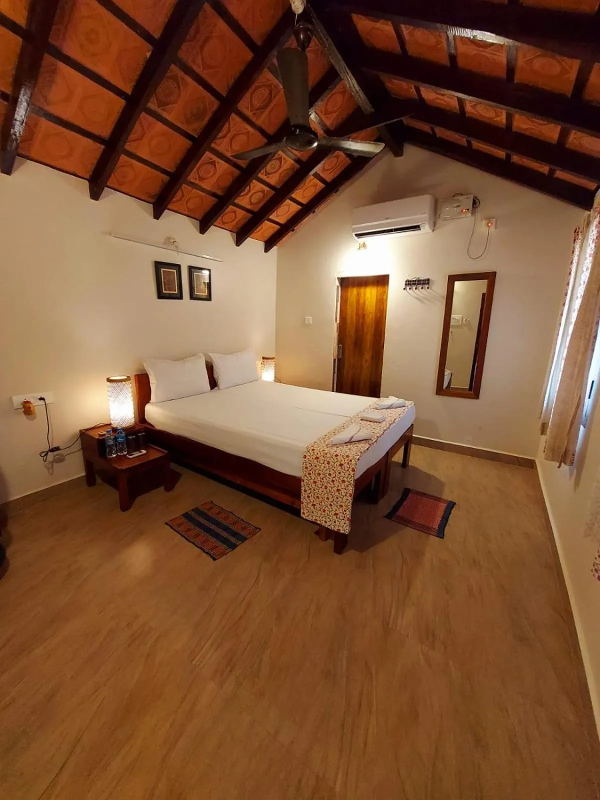 Bed in OmBodhi Retreat