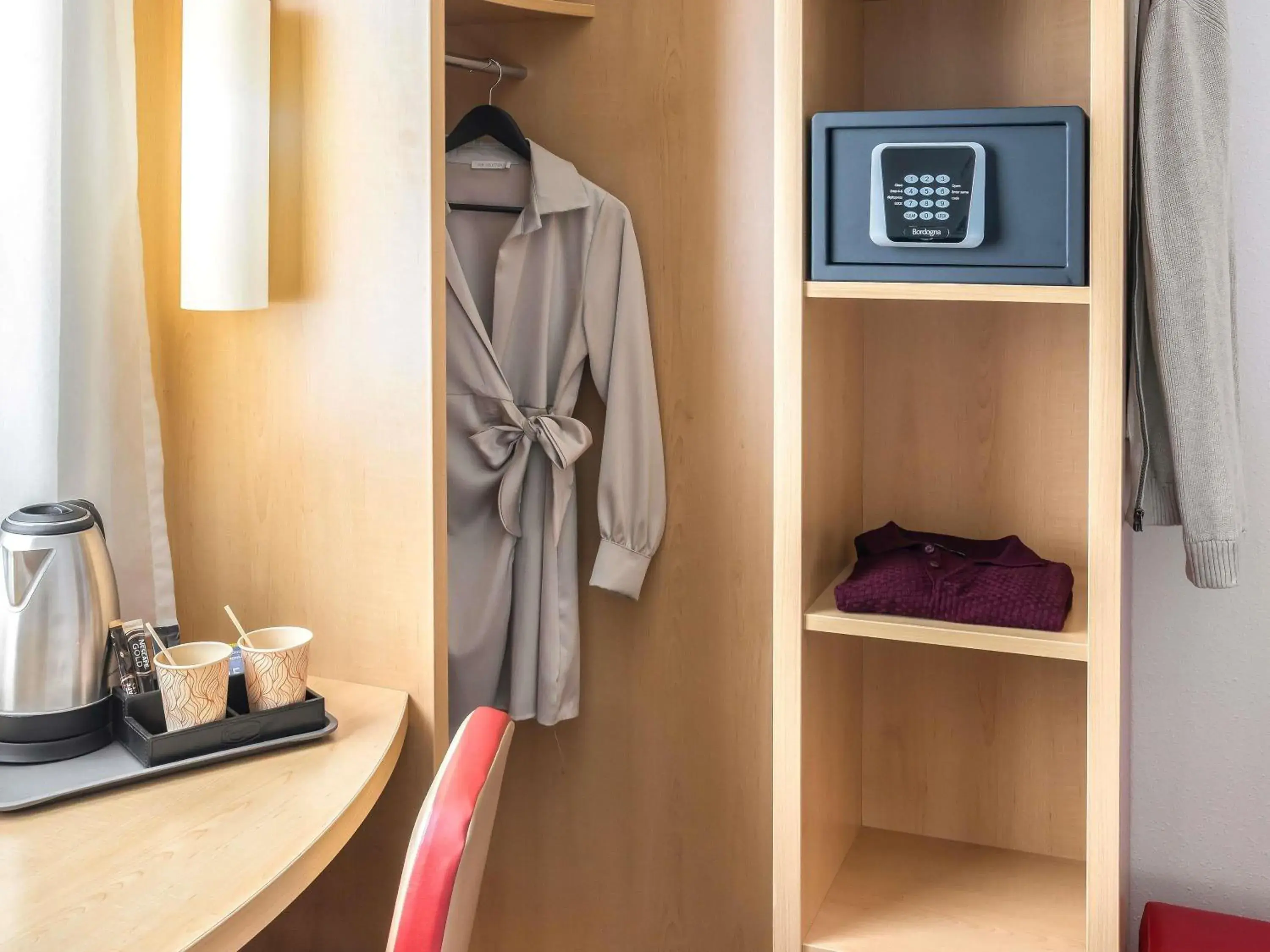 Bedroom in Ibis Lugano Paradiso Bedroom in Ibis Lugano Paradiso