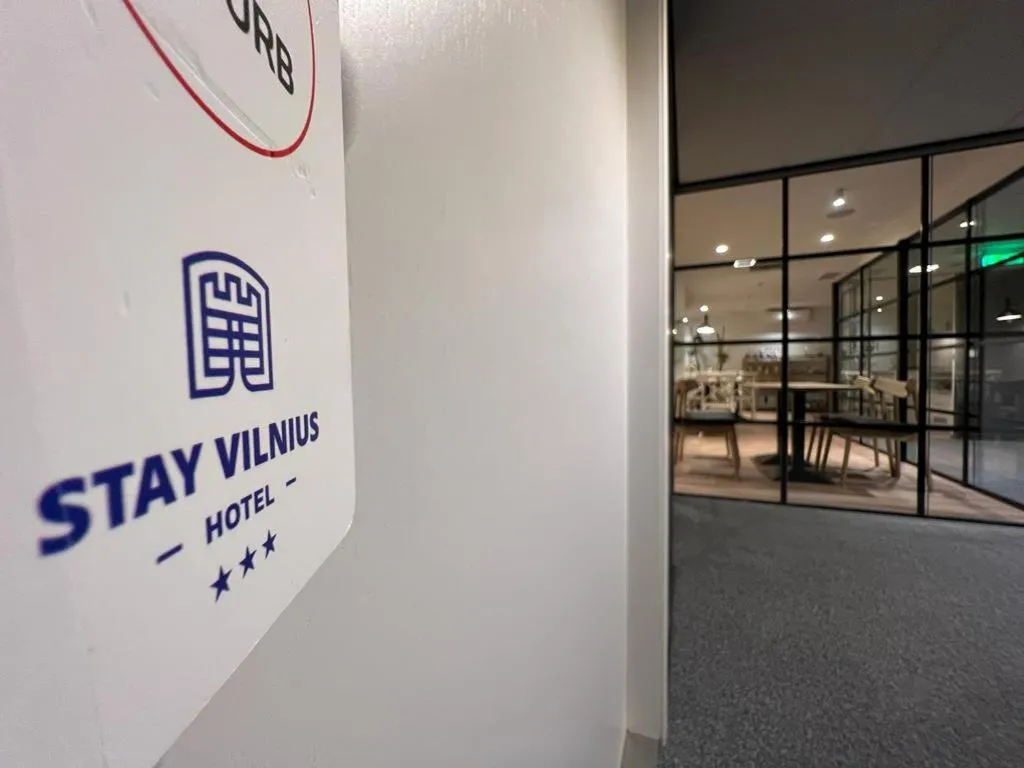 Property logo or sign in Stay Vilnius Hotel