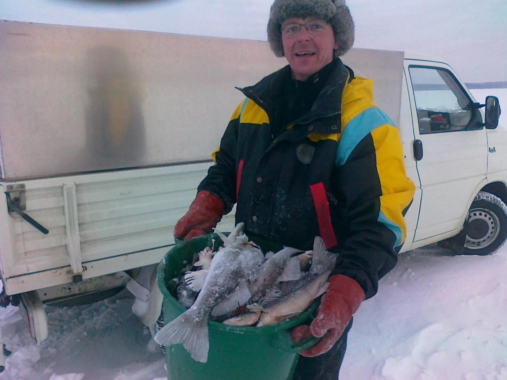 Fishing in Hyvölän Talo