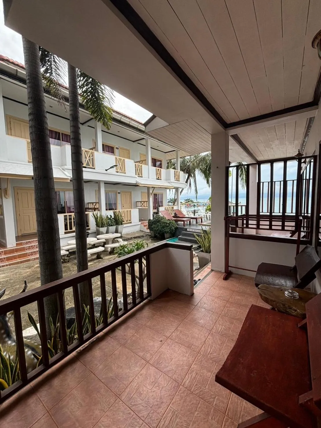 Patio in Rin Bay View Resort