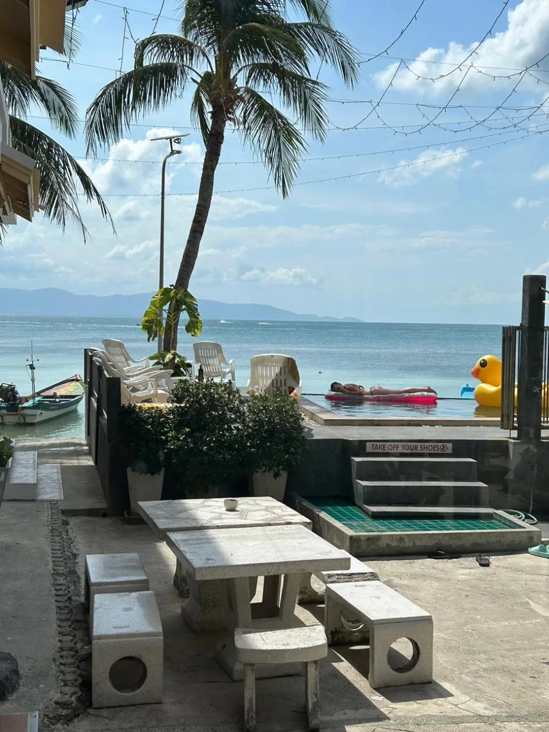 Swimming pool in Rin Bay View Resort