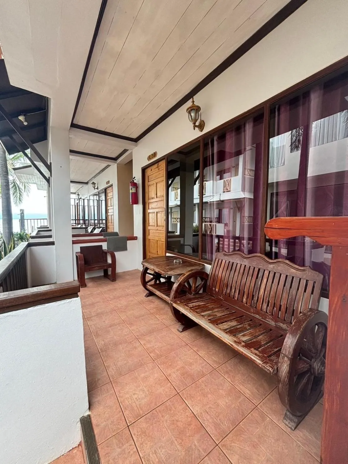 Balcony/Terrace in Rin Bay View Resort