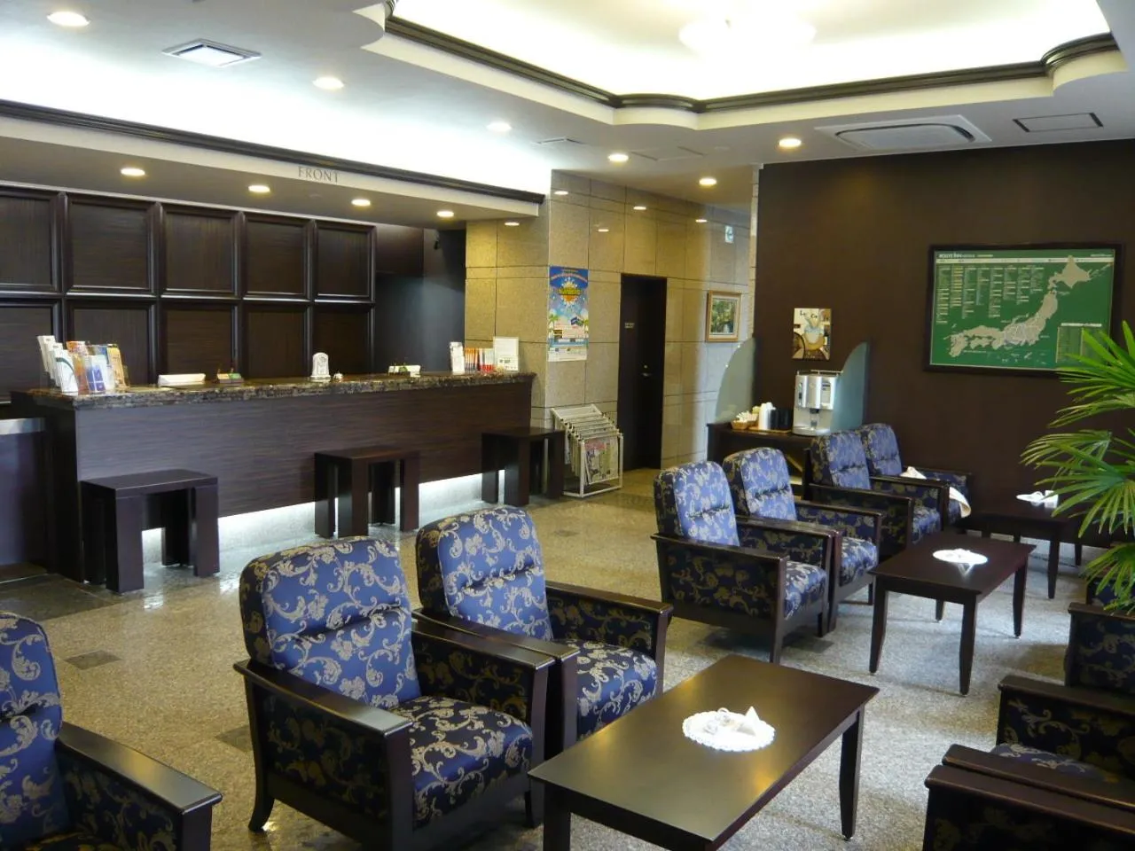 Lobby or reception in Hotel Route-Inn Koriyama Minami