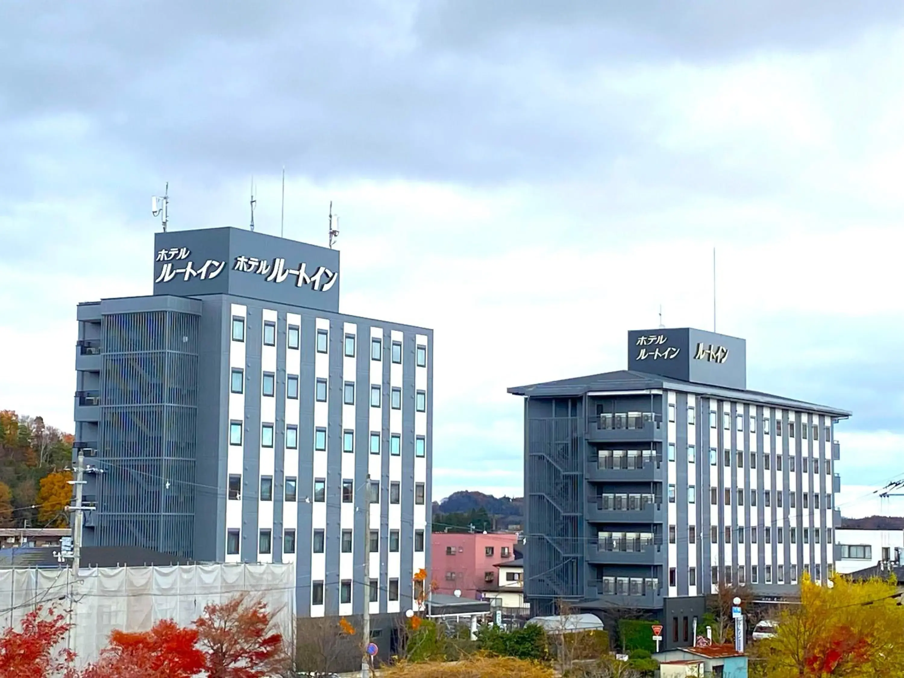 Property building in Hotel Route-Inn Shin-Shirakawa Eki Higashi Property building in Hotel Route-Inn Shin-Shirakawa Eki Higashi