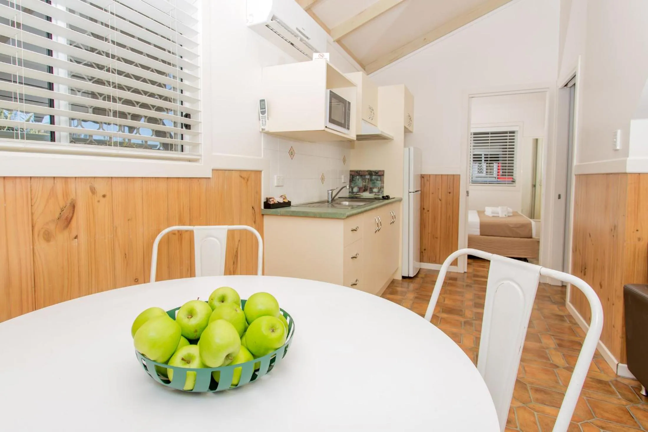 Kitchen or kitchenette in Woolgoolga Lakeside Holiday Park