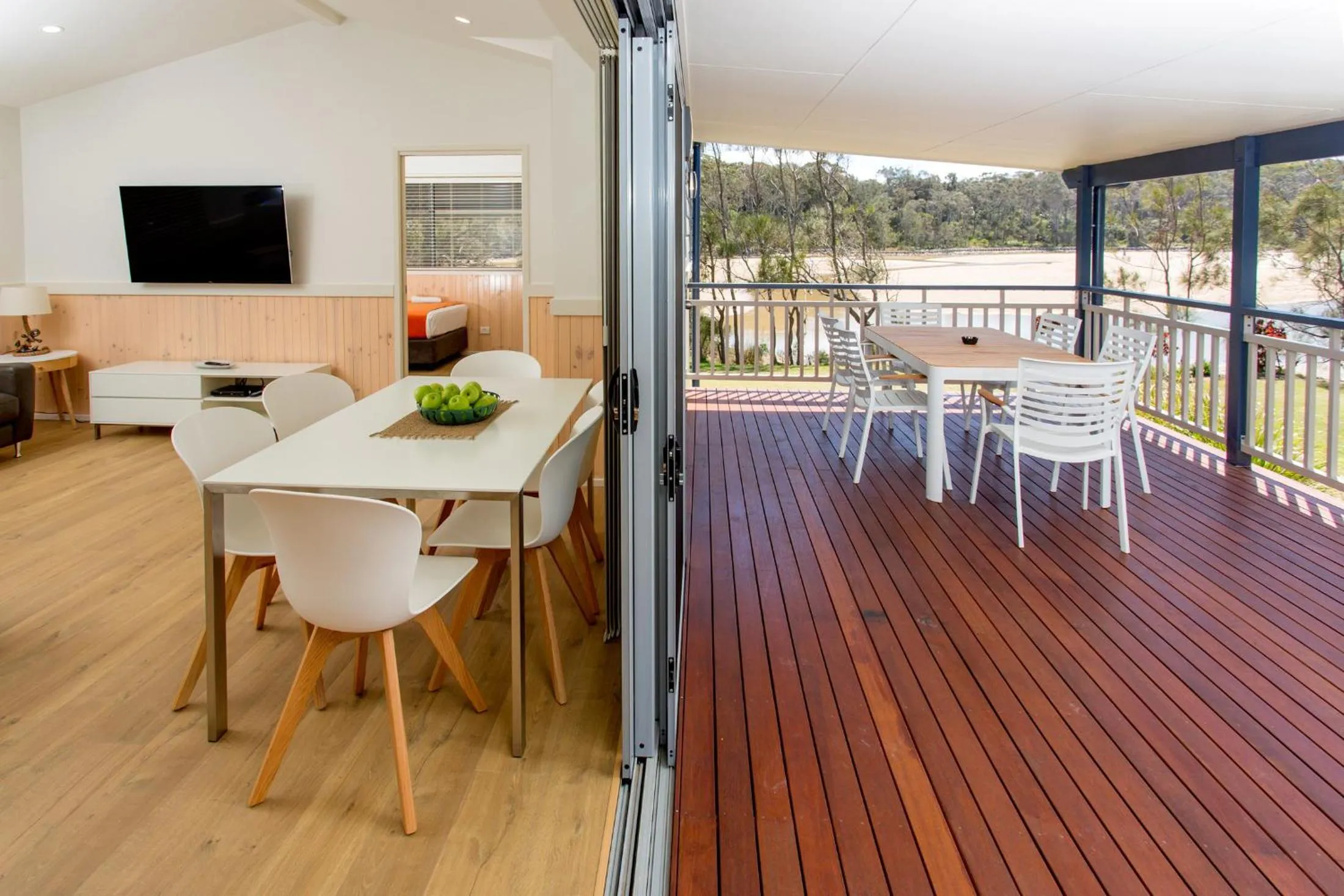 Balcony/Terrace in Woolgoolga Lakeside Holiday Park