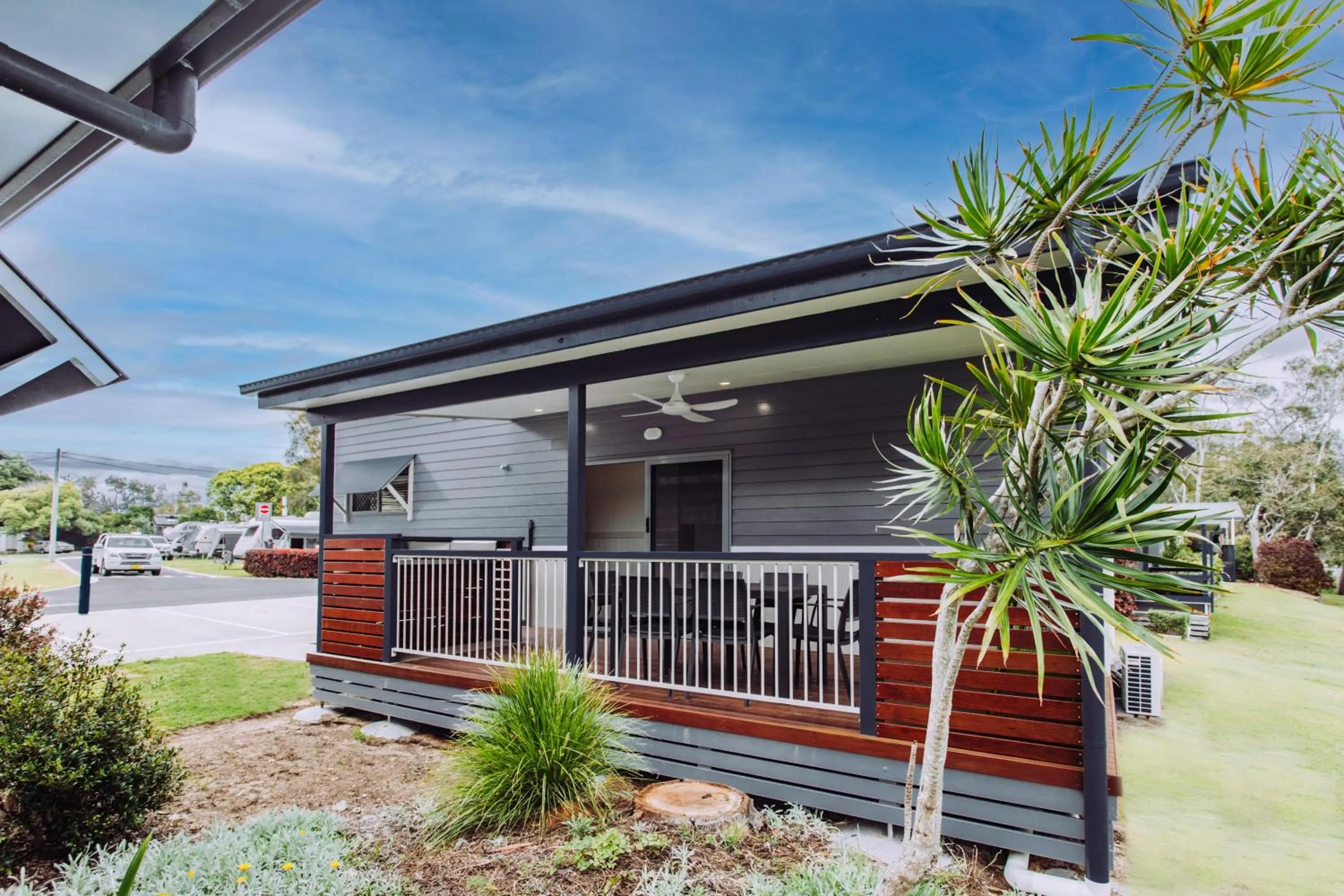 Facade/entrance in Woolgoolga Lakeside Holiday Park