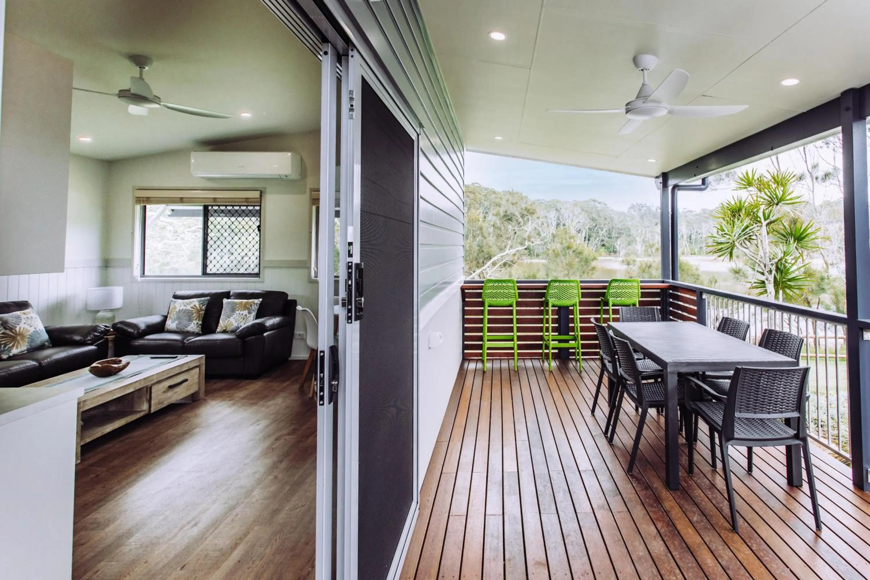 Balcony/Terrace in Woolgoolga Lakeside Holiday Park