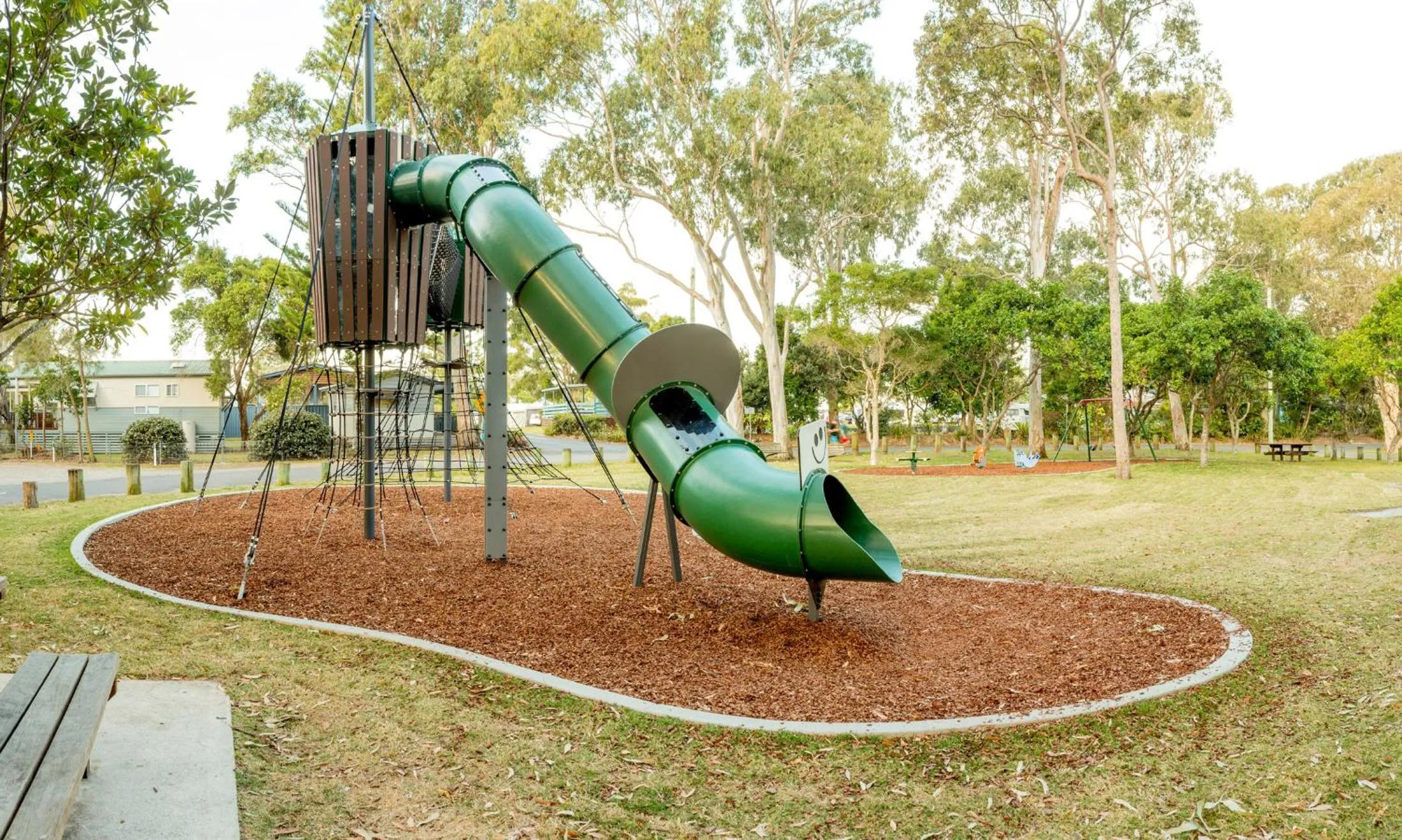 Children play ground in Woolgoolga Lakeside Holiday Park