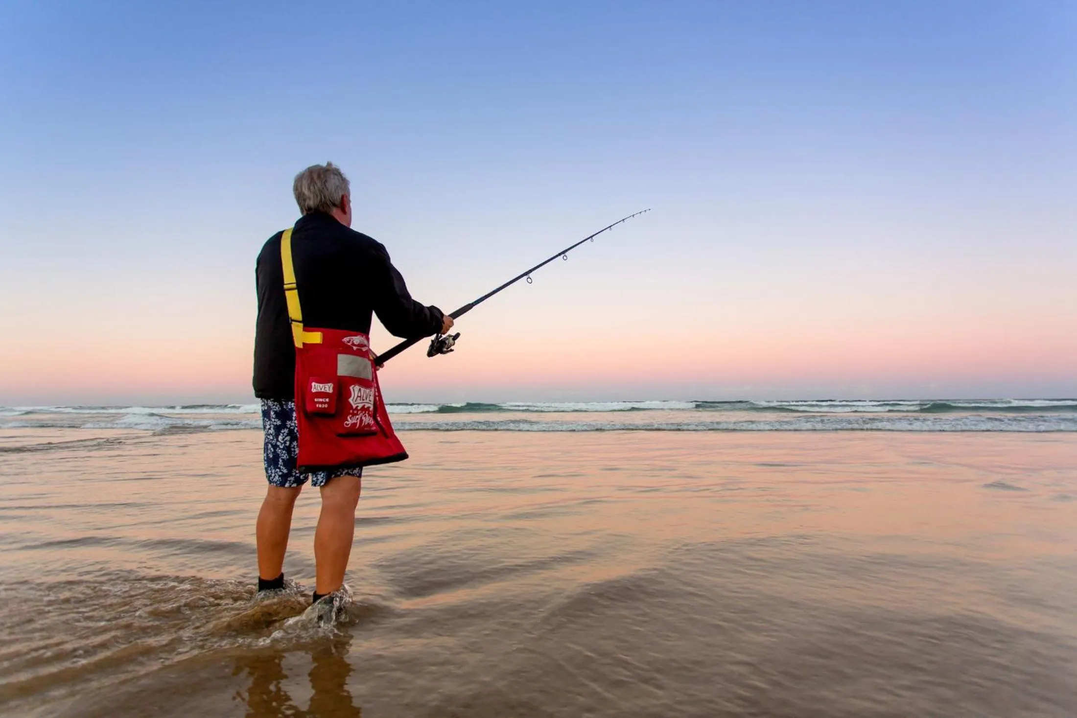 Fishing in Woolgoolga Lakeside Holiday Park
