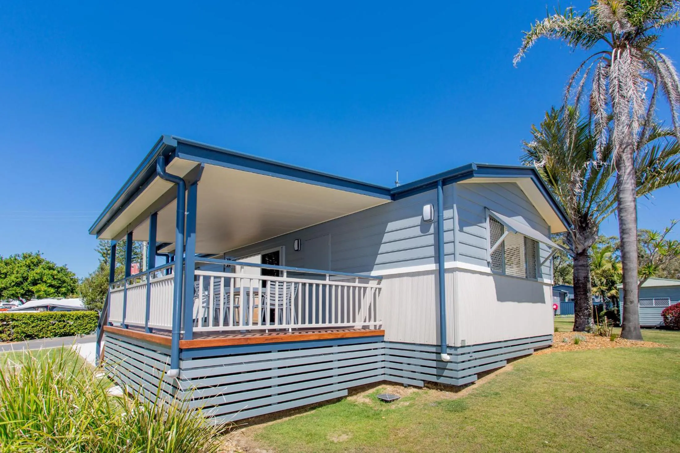Property building in Woolgoolga Lakeside Holiday Park