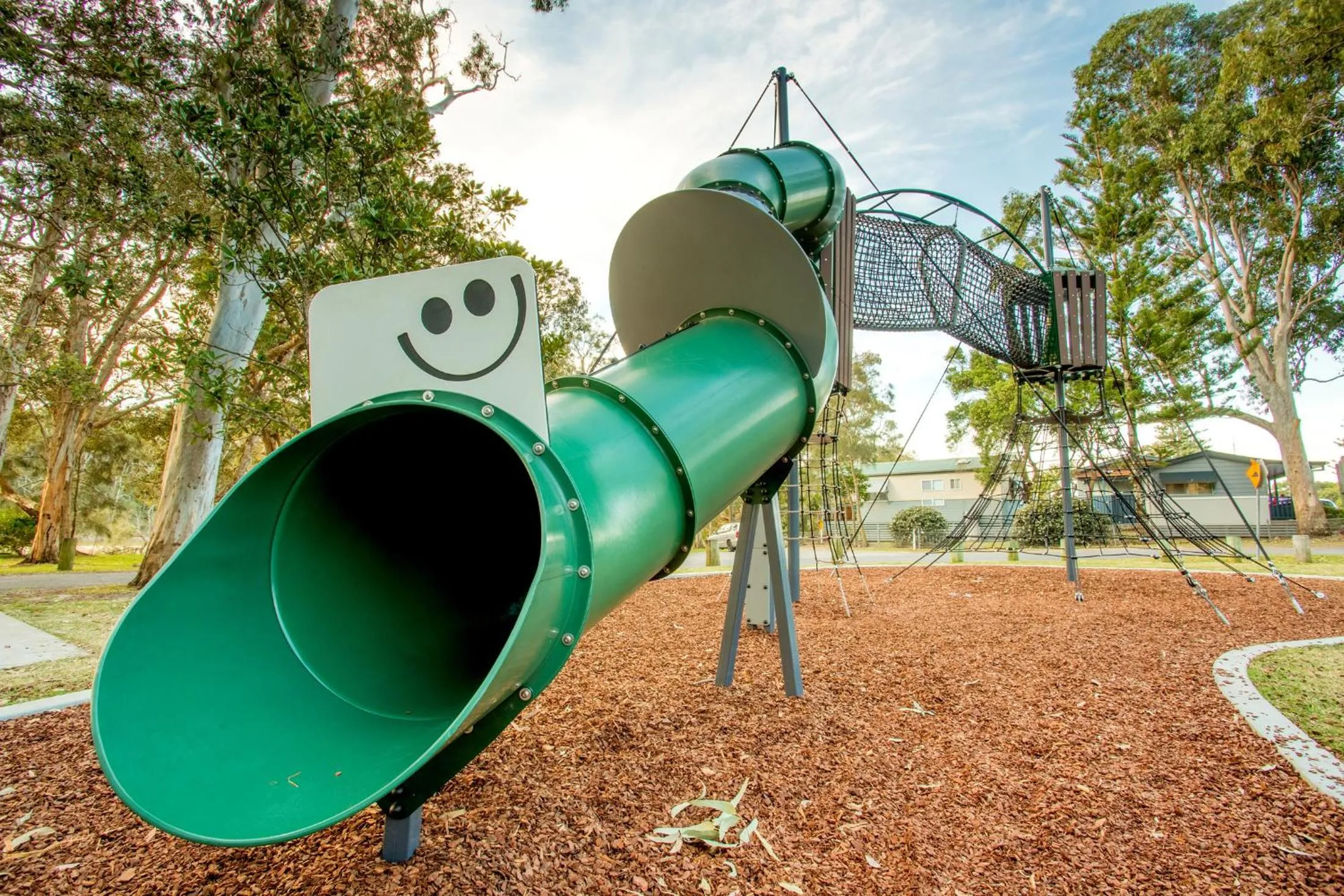 Children play ground in Woolgoolga Lakeside Holiday Park