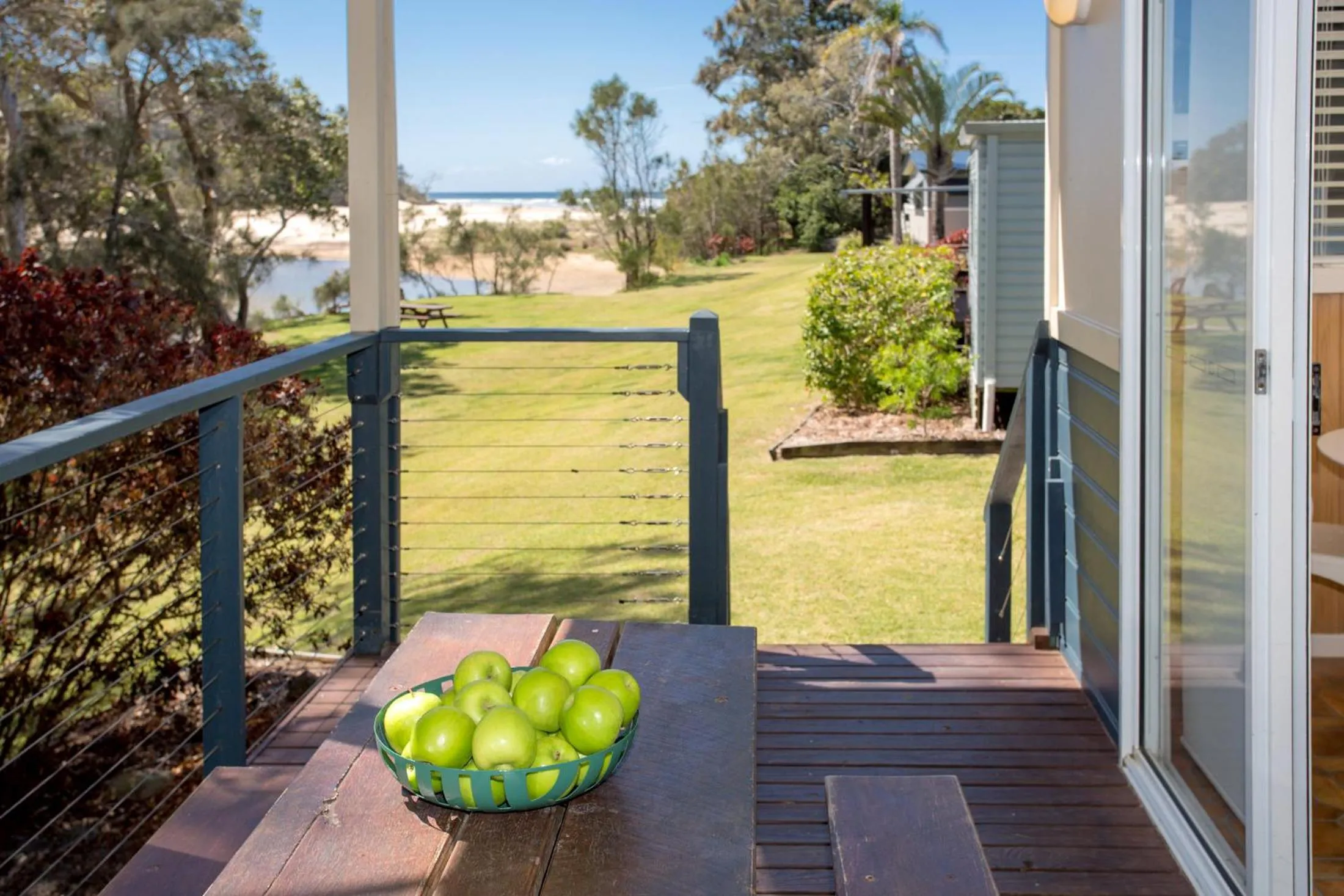 Patio in Woolgoolga Lakeside Holiday Park